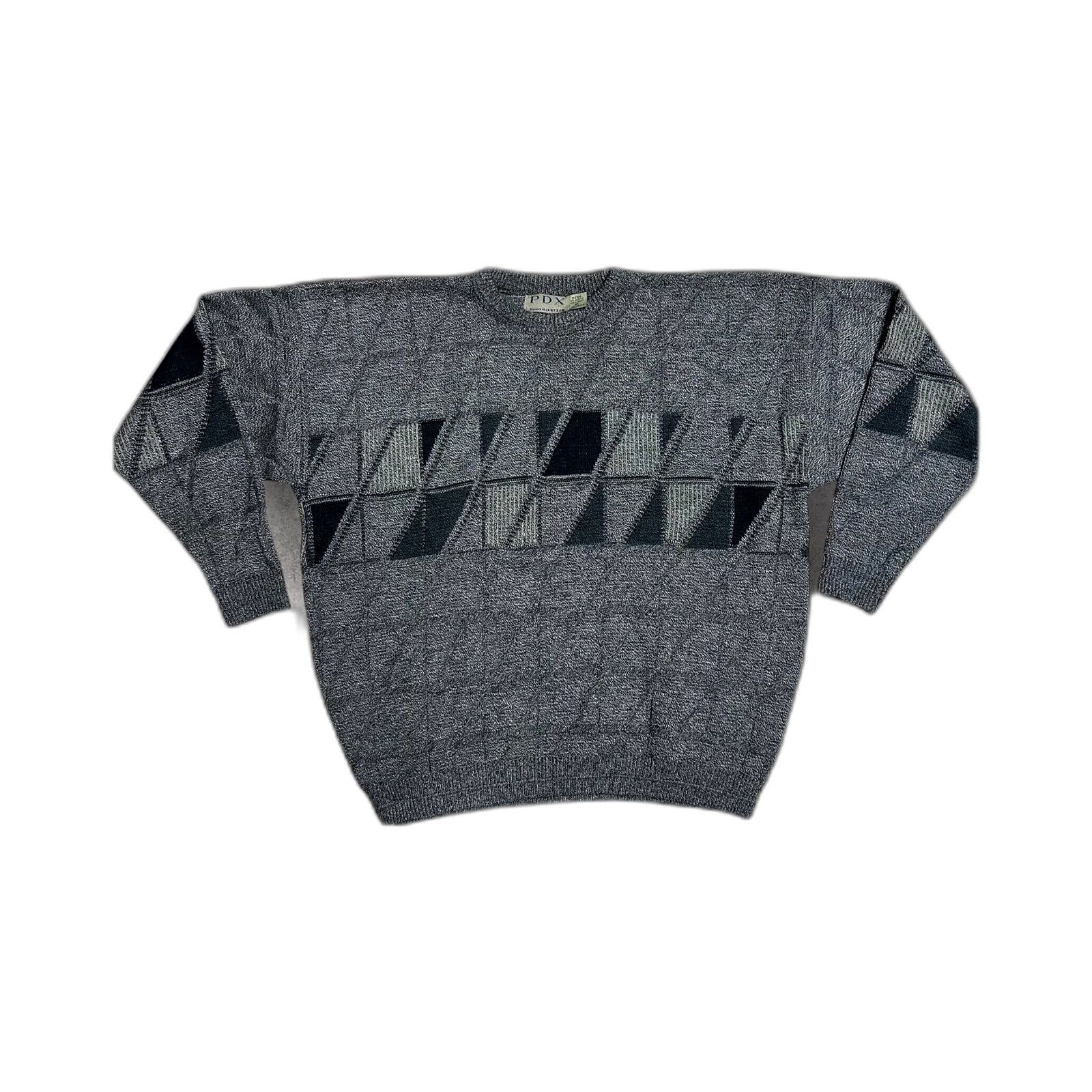 Jantzen Vintage pdx Jantzen Sweater Pullover Acrylic Geometric Strip Size US XXL / EU 58 / 5 - 1 Thumbnail