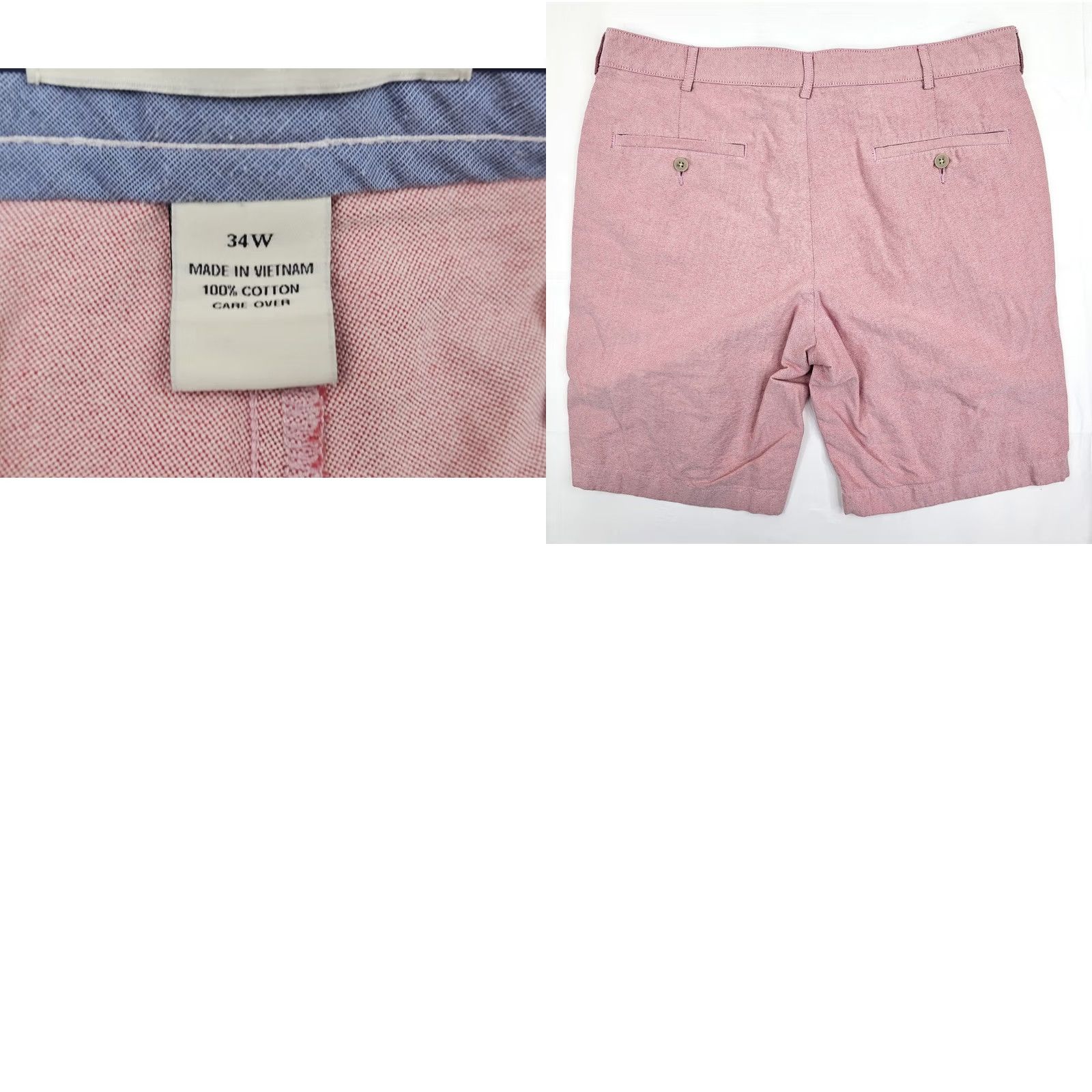 Jos. A. Bank Jos. A. Bank 1905 Golf Shorts Men 34 Red Heather Cotton Flat Front Pockets Inseam 9.5" Casual EUC Size US 34 / EU 50 - 8 Thumbnail