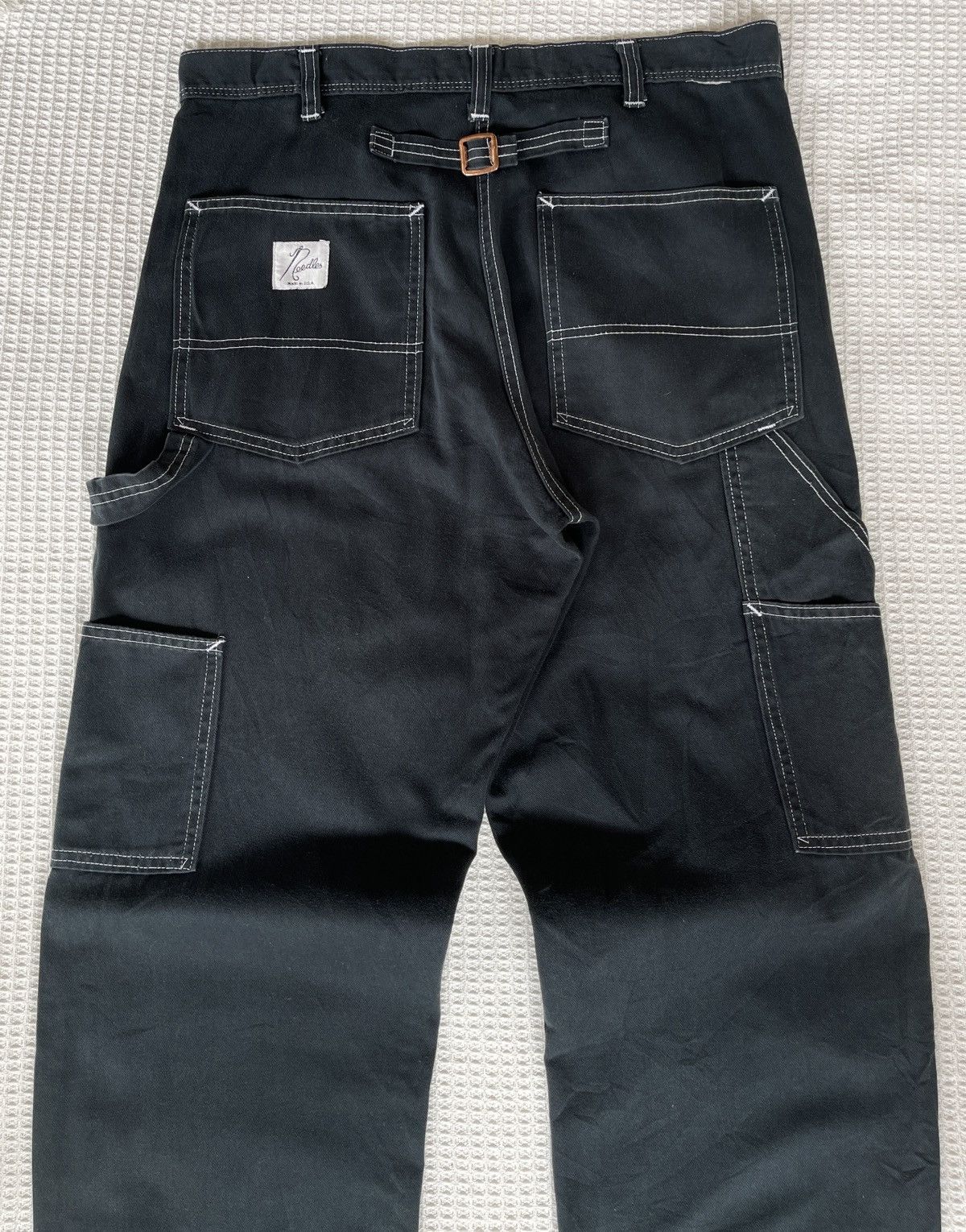 Needles Vintage💢Needles💢Carpenter Worker Black Jeans Crafted USA Size US 34 / EU 50 - 1 Thumbnail
