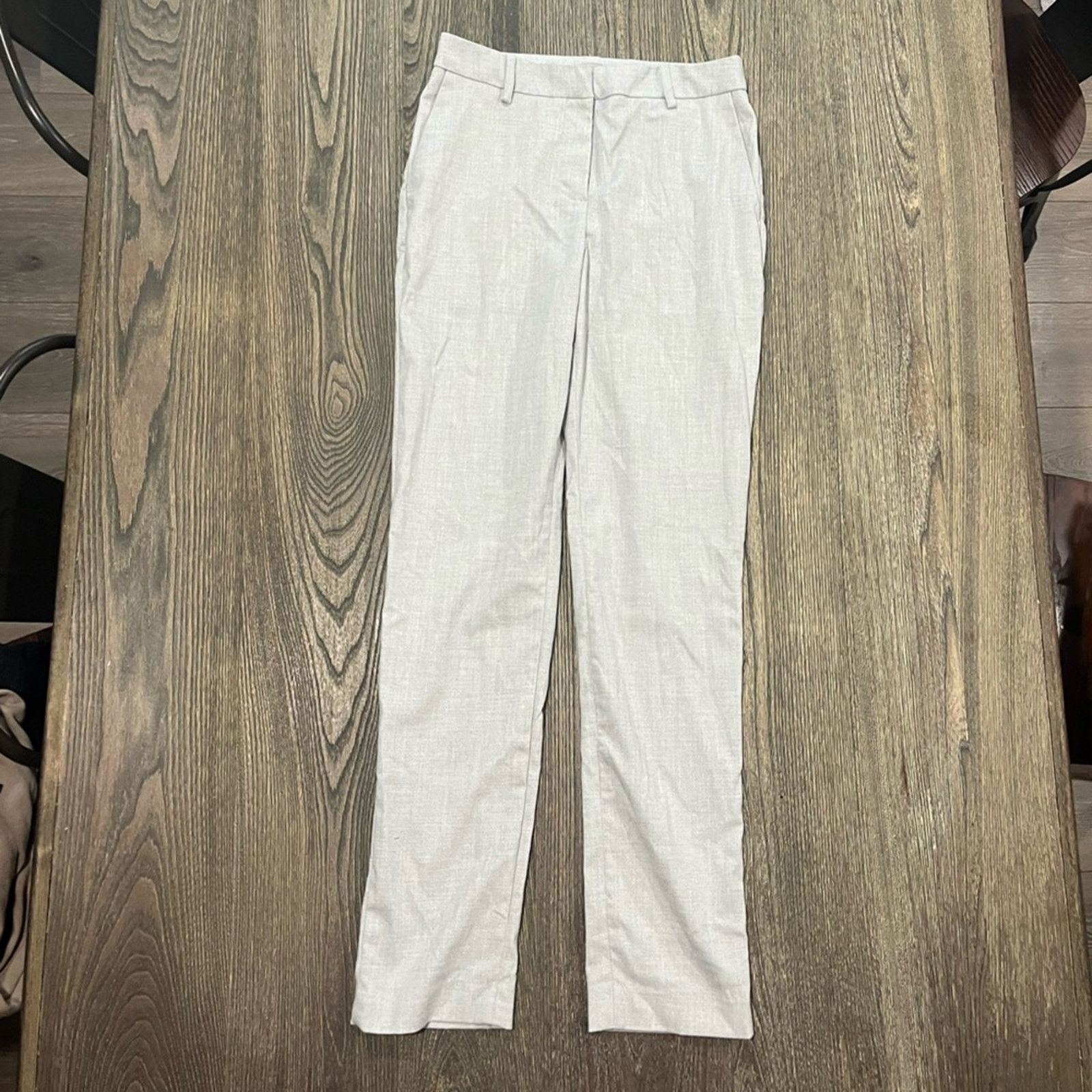 H&M H&M Womens Suit Pants Tapered Leg Mid-Rise Slim Fit Size 2 Size 26" / US 2 / IT 38 - 1 Thumbnail