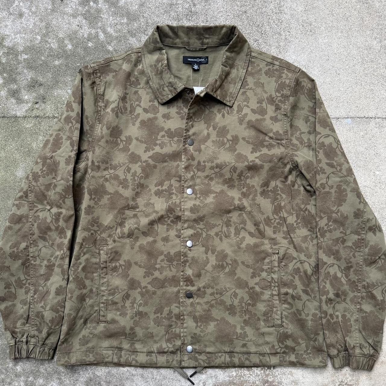 Treasure & Bond treasure & bond camo floral army button up jacket Size US L / EU 52-54 / 3 - 2 Thumbnail