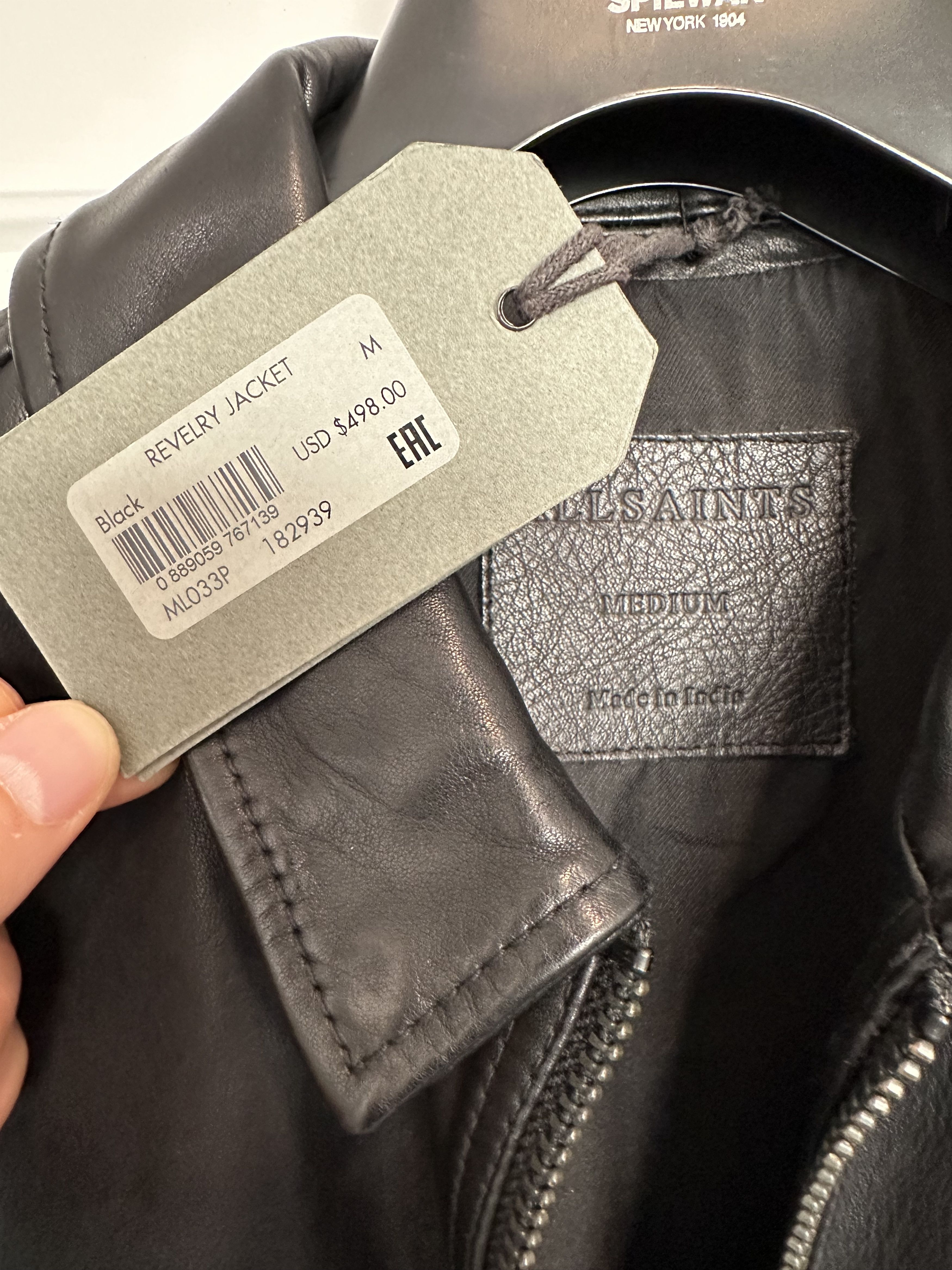 Allsaints Allsaints Revelry Leather Jacket Size M Size US M / EU 48-50 / 2 - 3 Thumbnail