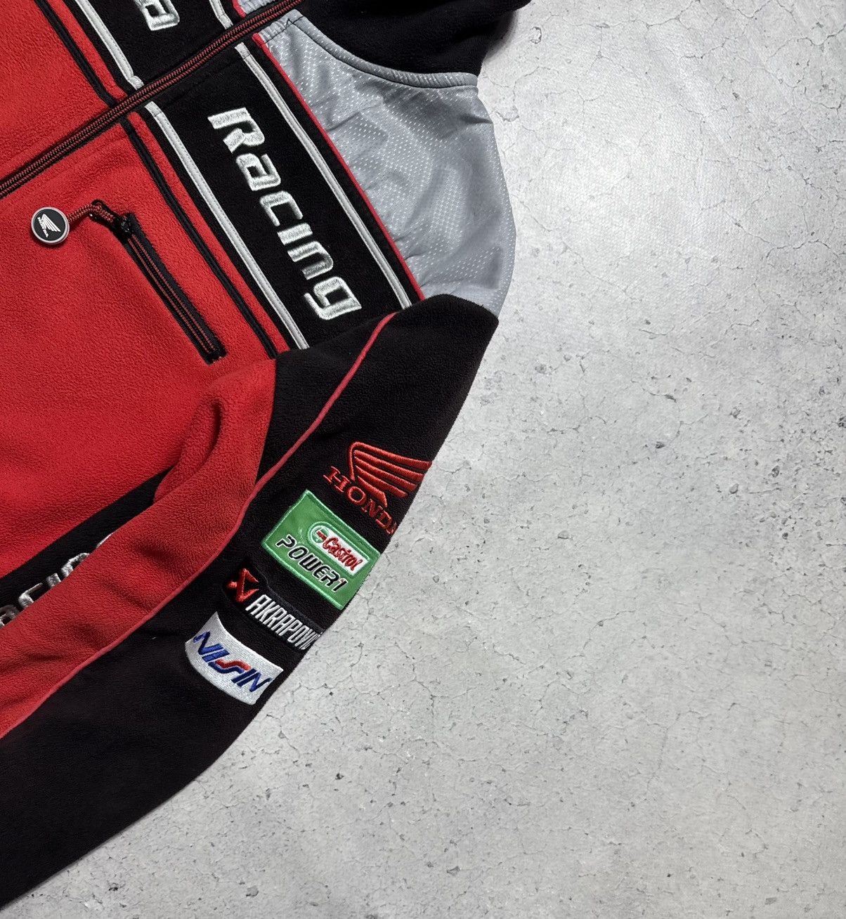 Honda Honda Racing Full Zip Fleece Jacket Vintage Size US XS / EU 42 / 0 - 4 Thumbnail