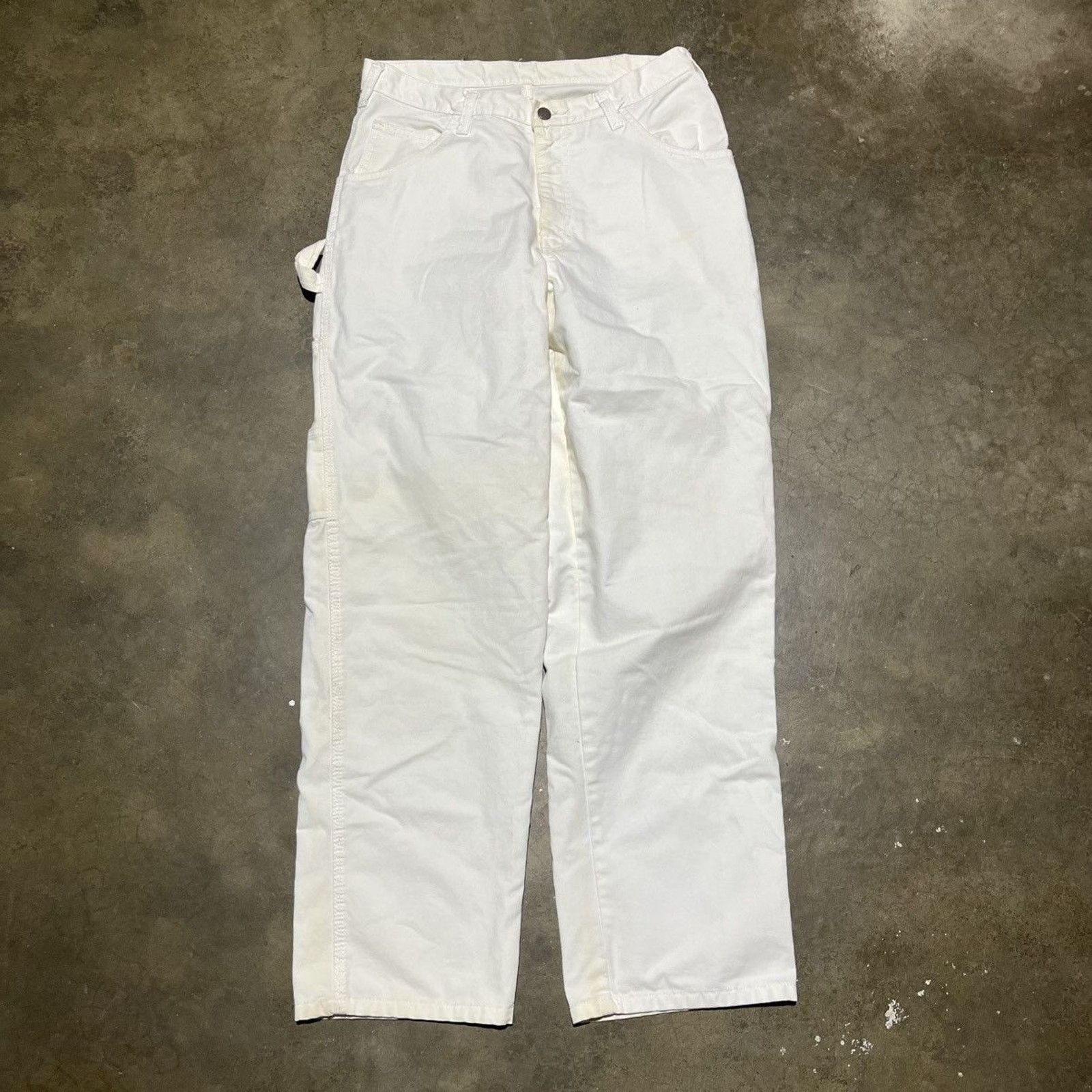 Vintage Vintage Y2k Keystone White Workwear Painter Pants 32x31 Size US 32 / EU 48 - 1 Thumbnail