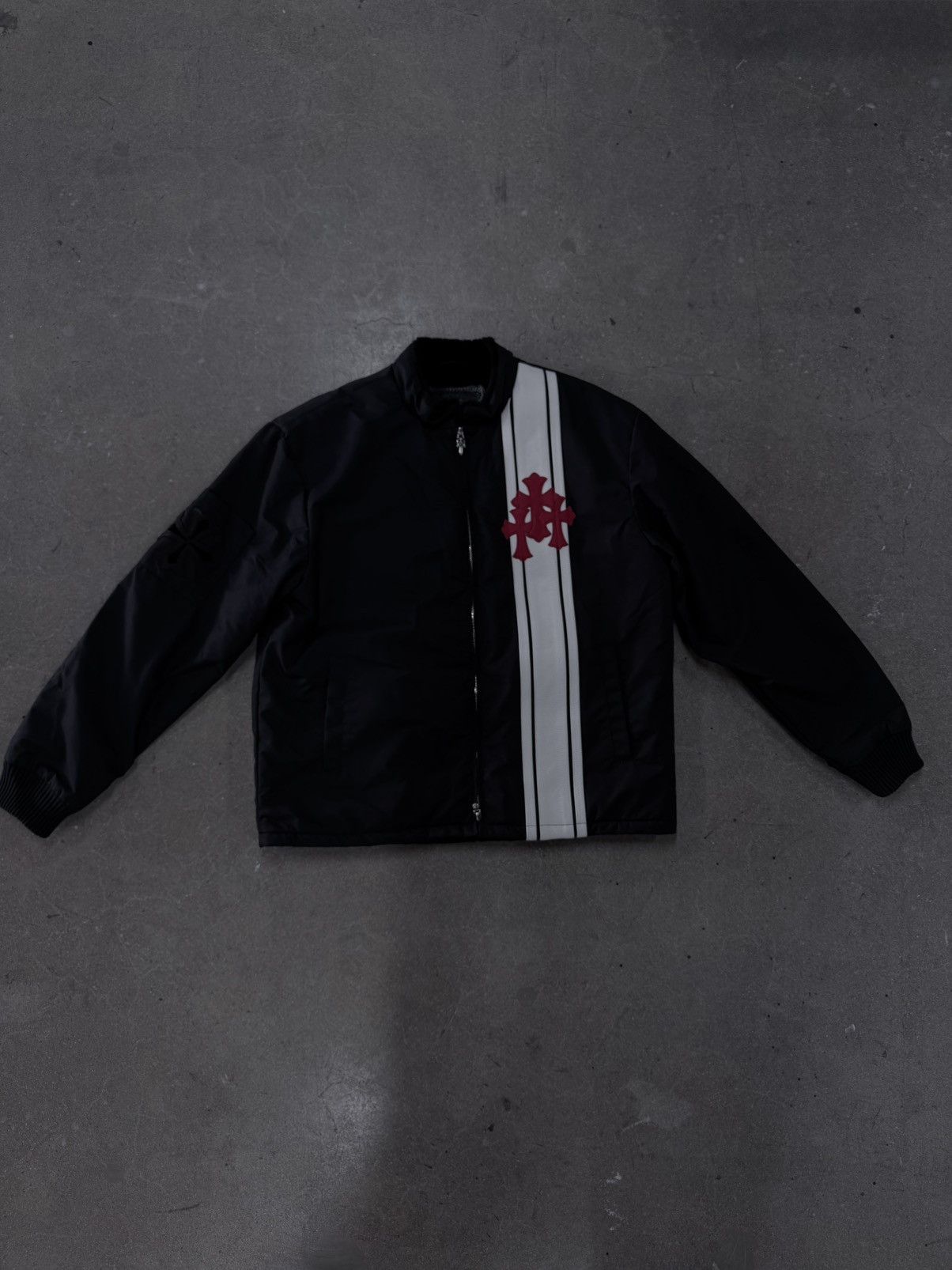 Chrome Hearts RARE! Chrome Hearts Cross Patch Cobra Racing Nylon Jacket Size US S / EU 44-46 / 1 - 1 Thumbnail