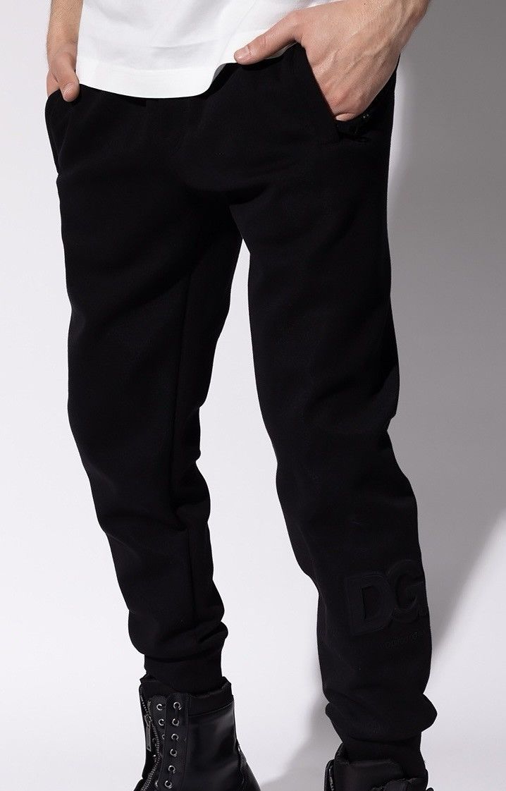 Dolce & Gabbana Dolce & Gabbana black Cotton Blend Jogger Pants Size US 34 / EU 50 - 1 Thumbnail