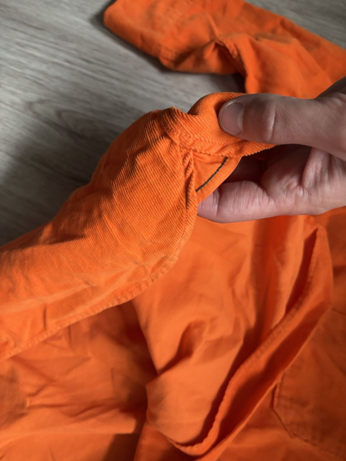 Universal Works Universal Works Mens in Worker Shirt Orange Super Fine Cord Size US XL / EU 56 / 4 - 9 Thumbnail