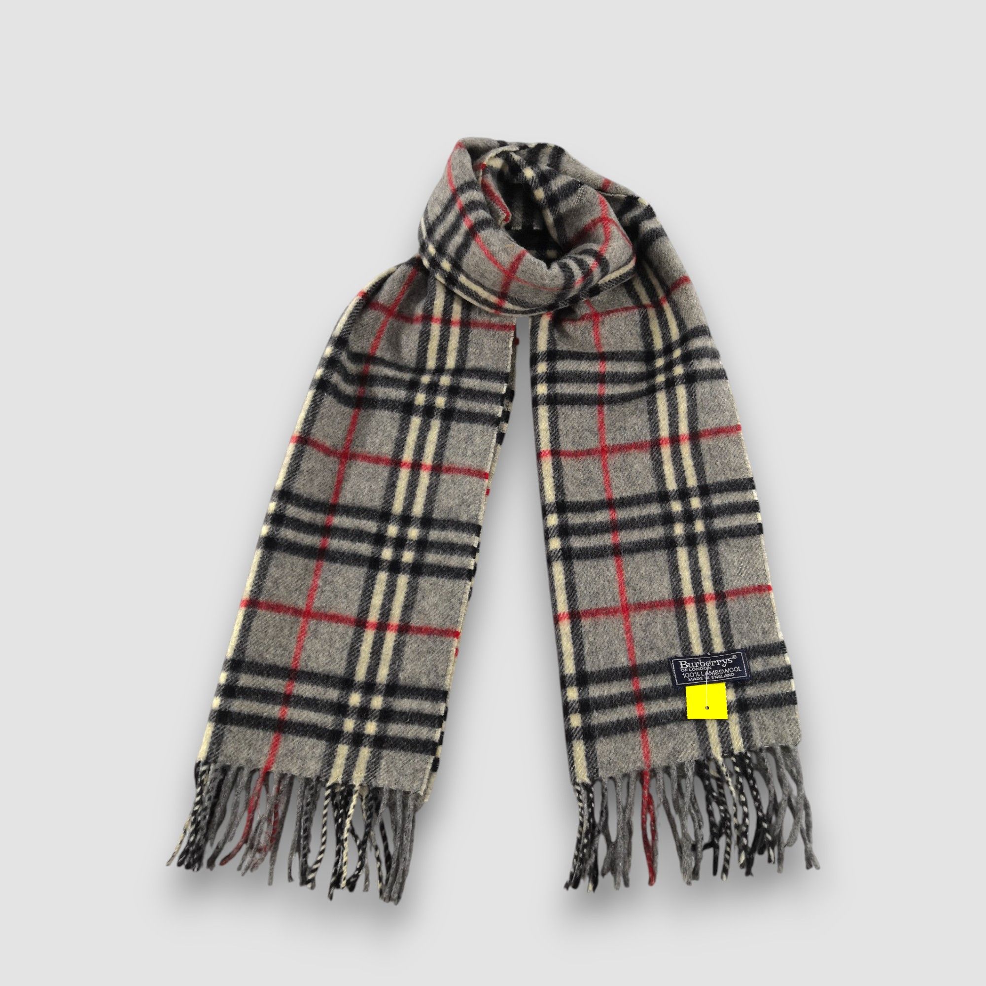 Burberry Vintage Burberry Scarf Muffler Wool Cashmere Scarves Size ONE SIZE - 1 Thumbnail