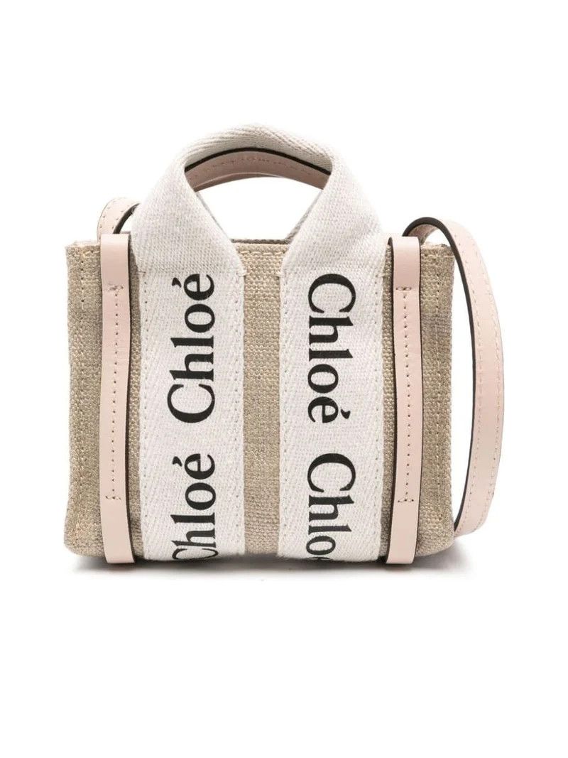 Chloe o1loc1c10226 Size: OS / Woody Nano Cement Bag in Pink Size ONE SIZE - 1 Thumbnail