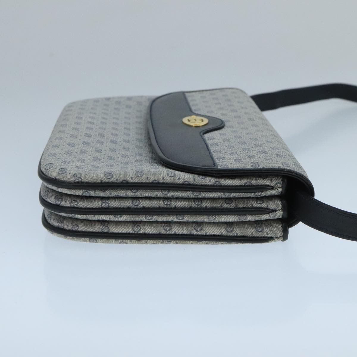 Gucci GUCCI Micro GG Supreme Shoulder Bag Pvc Navy Gold Size ONE SIZE - 4 Thumbnail