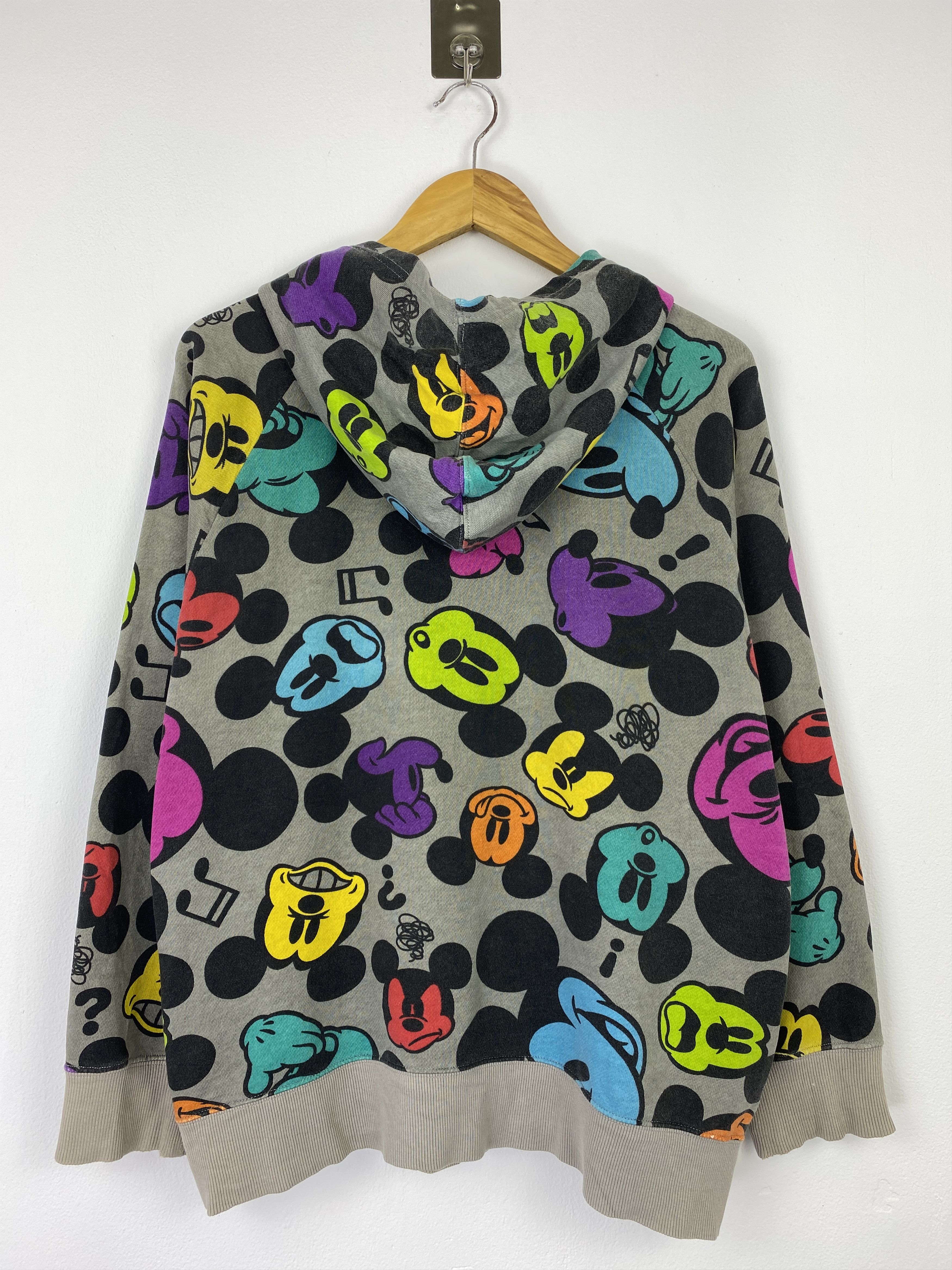 Mickey Mouse Vintage Mickey Mouse All Over Print Zip Up Hoodie SH0476 Size US M / EU 48-50 / 2 - 3 Thumbnail