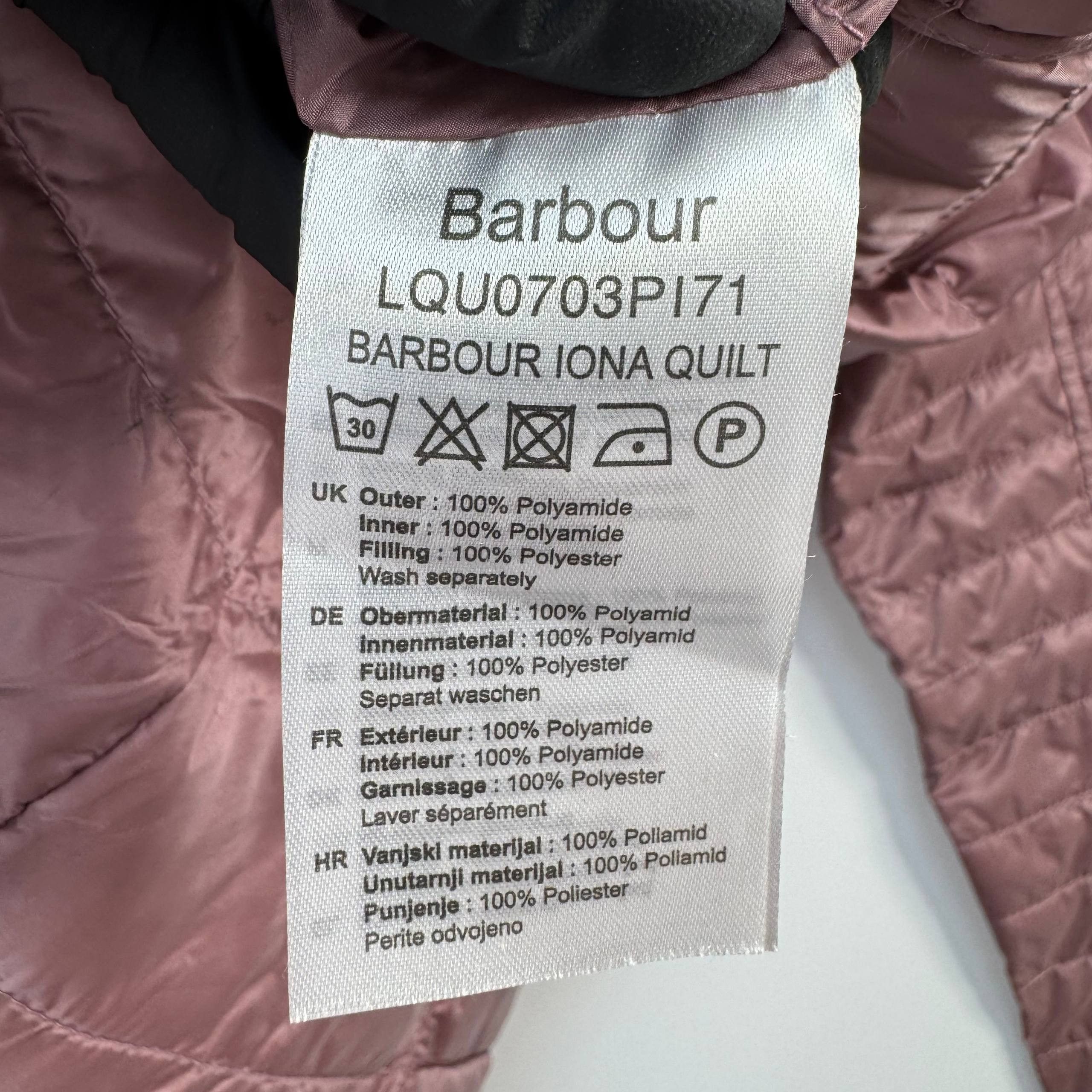 Barbour Barbour FibreDown Quilted Jacket Pink Womens Size XL Size XL / US 12-14 / IT 48-50 - 8 Thumbnail