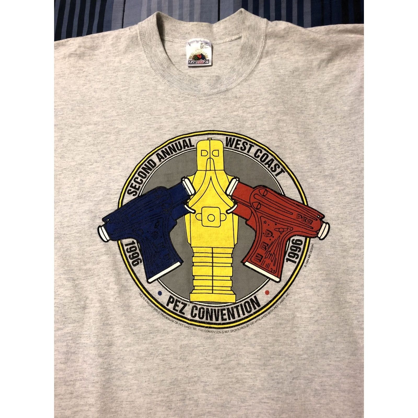 Fruit Of The Loom VINTAGE PEZ Second Annual PEZ Convention T Shirt Classic Size Large Size US L / EU 52-54 / 3 - 2 Thumbnail