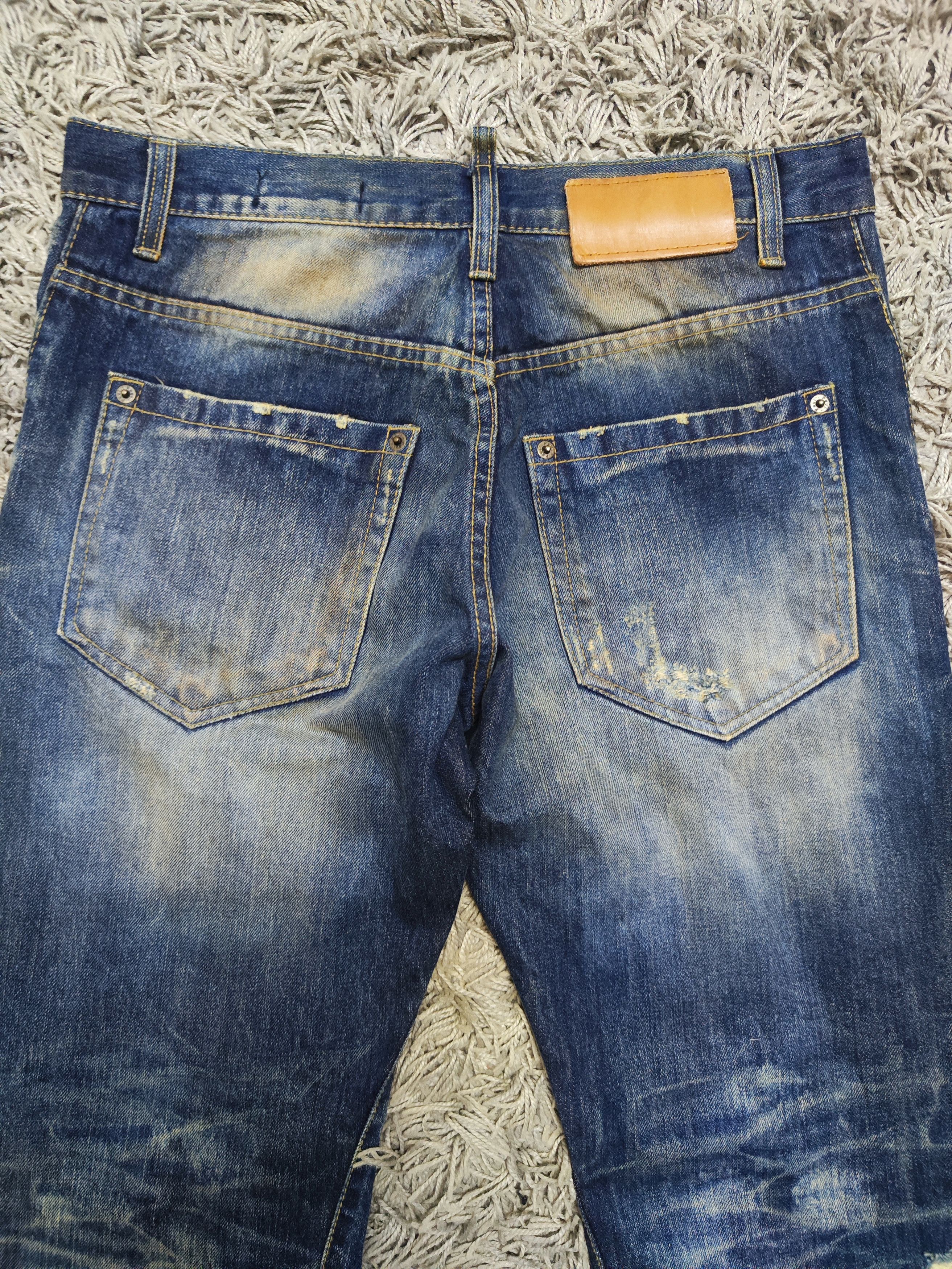 Hysteric Glamour × Japanese Brand × Vintage Twist Leg REGULAR STRAIGHT Ripped Paul Denim Size US 32 / EU 48 - 11 Thumbnail