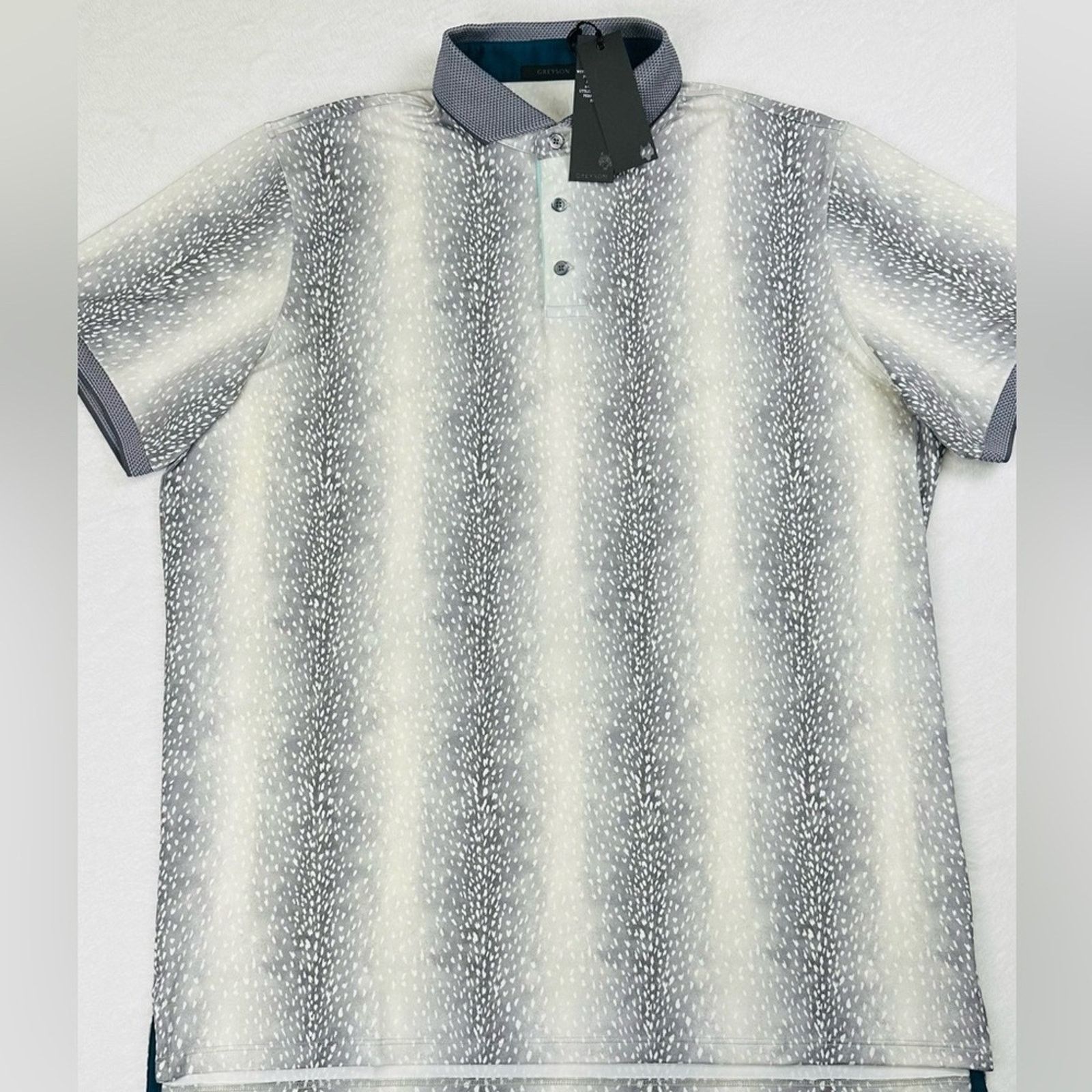 Other Greyson Men’s XL Artic Doe Eyed Golf Performance Polo Shirt Size US XL / EU 56 / 4 - 4 Thumbnail