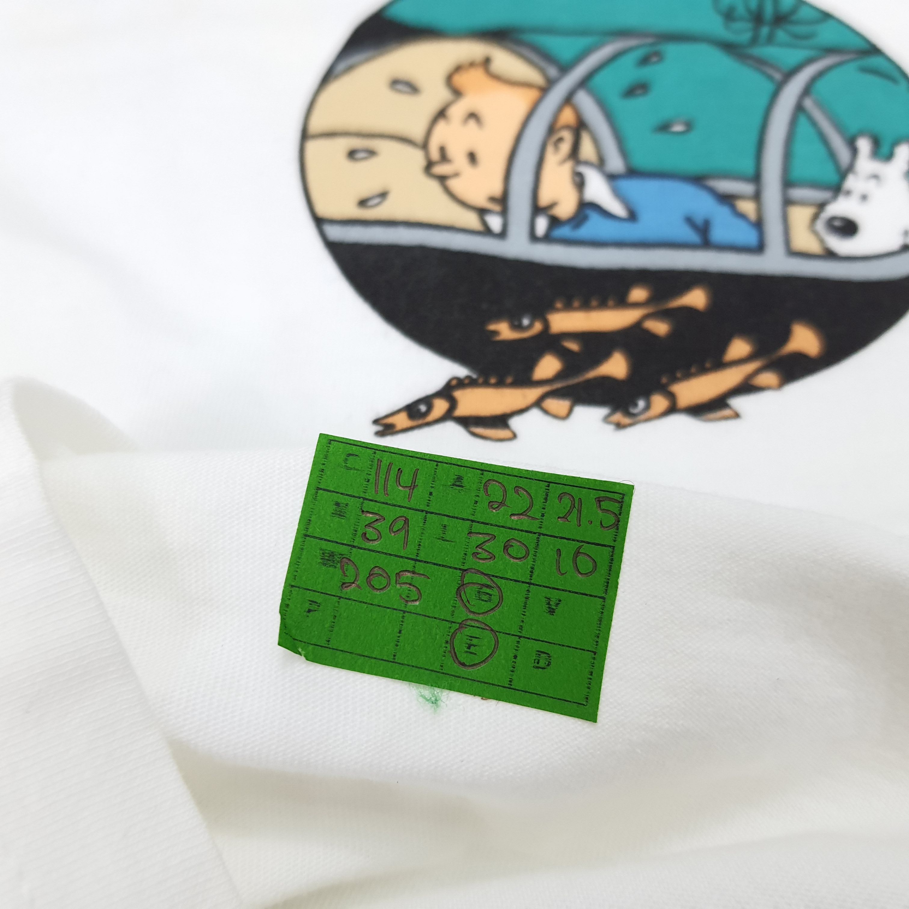 Other Vintage Adventure of TinTin Comics Art T-shirt Size US L / EU 52-54 / 3 - 7 Thumbnail