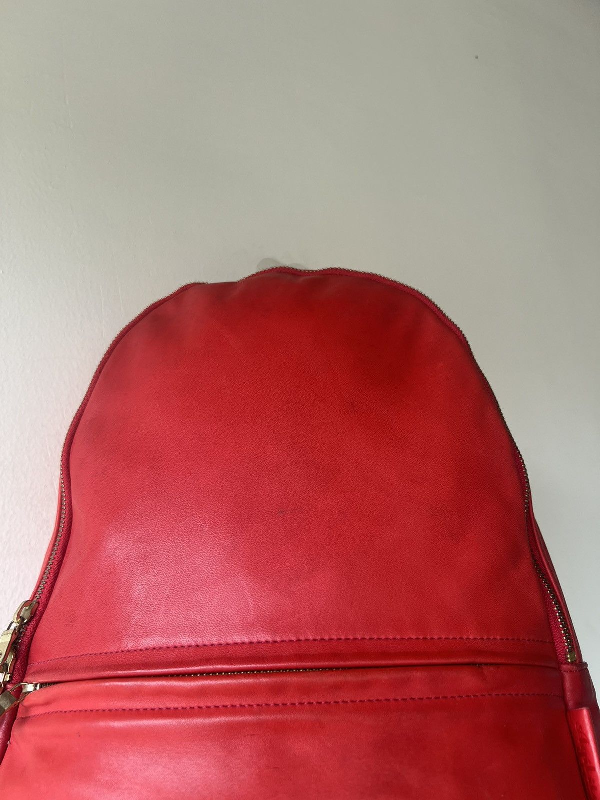 Shellac Agility Japan Patina Red Leather Backpack Bag Size ONE SIZE - 17 Thumbnail