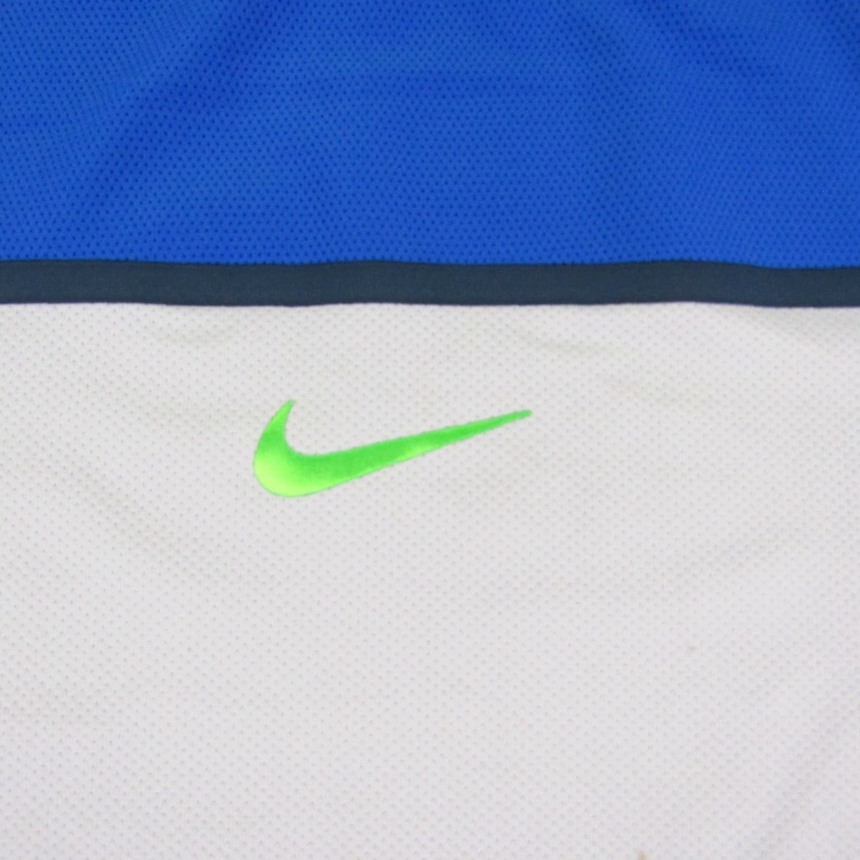 Nike Nike Dri-Fit Shirt Mens 2XL Blue White Nike Logo Tennis Pullover Short Sleeve Crew Neck Activewear Casual Sports 2015 Nadal Rogers Cup Size US XXL / EU 58 / 5 - 3 Thumbnail