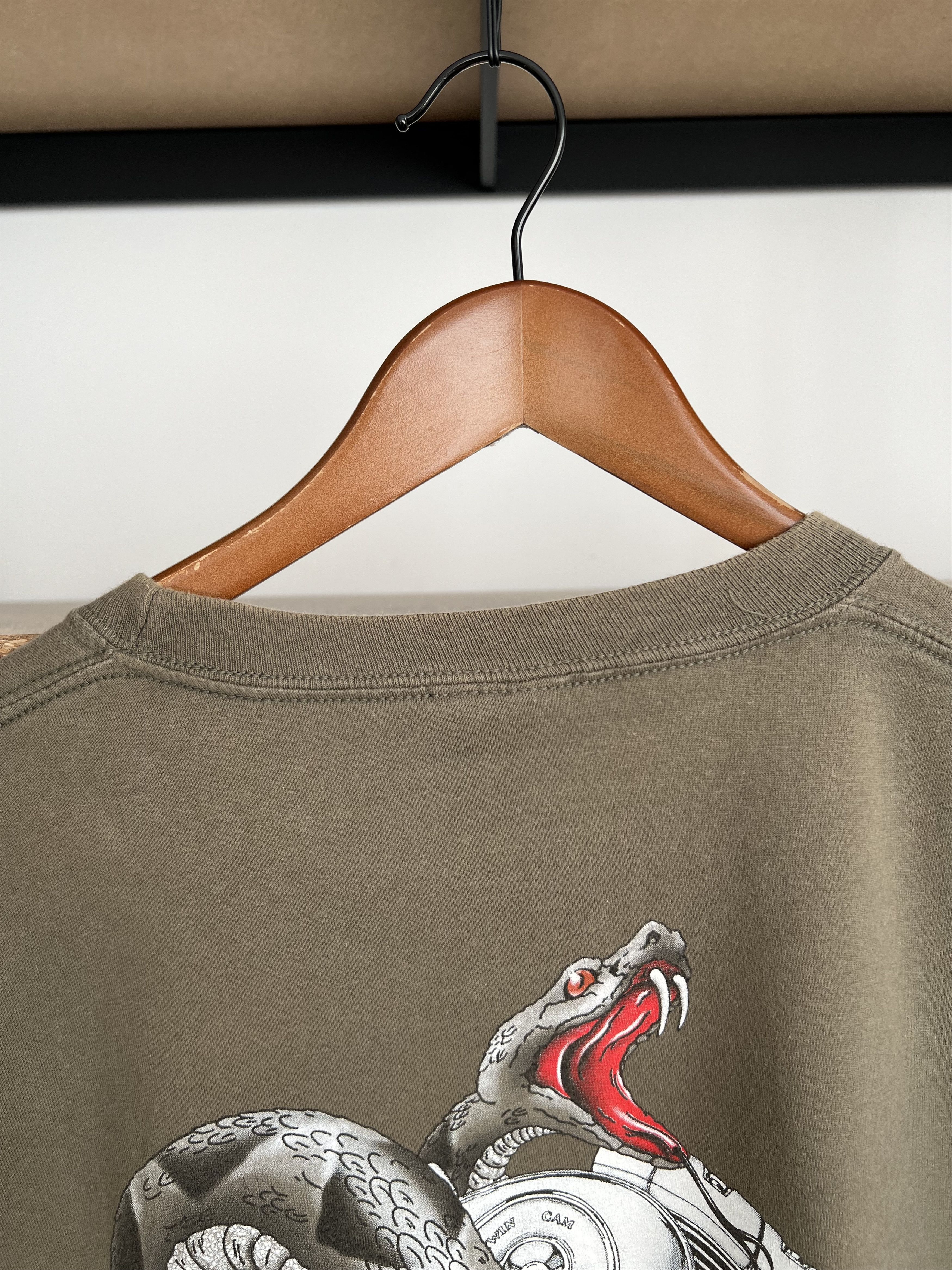 Harley Davidson Vintage 2014 Harley Davidson Motorcycle Snake T-shirt Size US XL / EU 56 / 4 - 24 Thumbnail