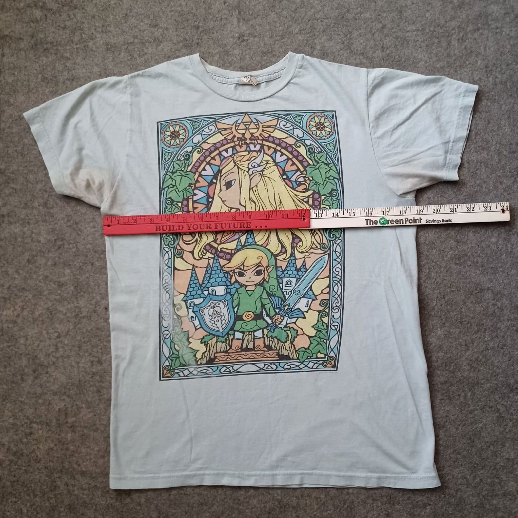 Nintendo Nintendo Zelda T Shirt Womens Medium Green Graphic Short Sleeve 2010-2019 Bay Island Adult Womens SS Crew Neck Logo All Seasons Size M / US 6-8 / IT 42-44 - 4 Thumbnail