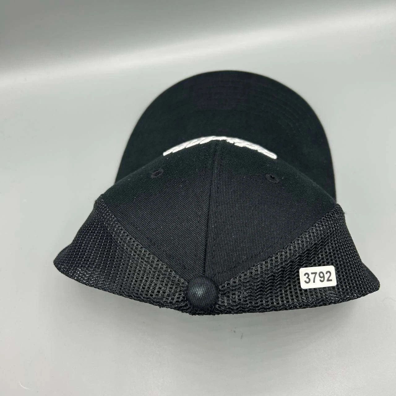Adidas Adidas Trucker Hat Men Black Embroidered Snap Back Cotton Size ONE SIZE - 8 Thumbnail