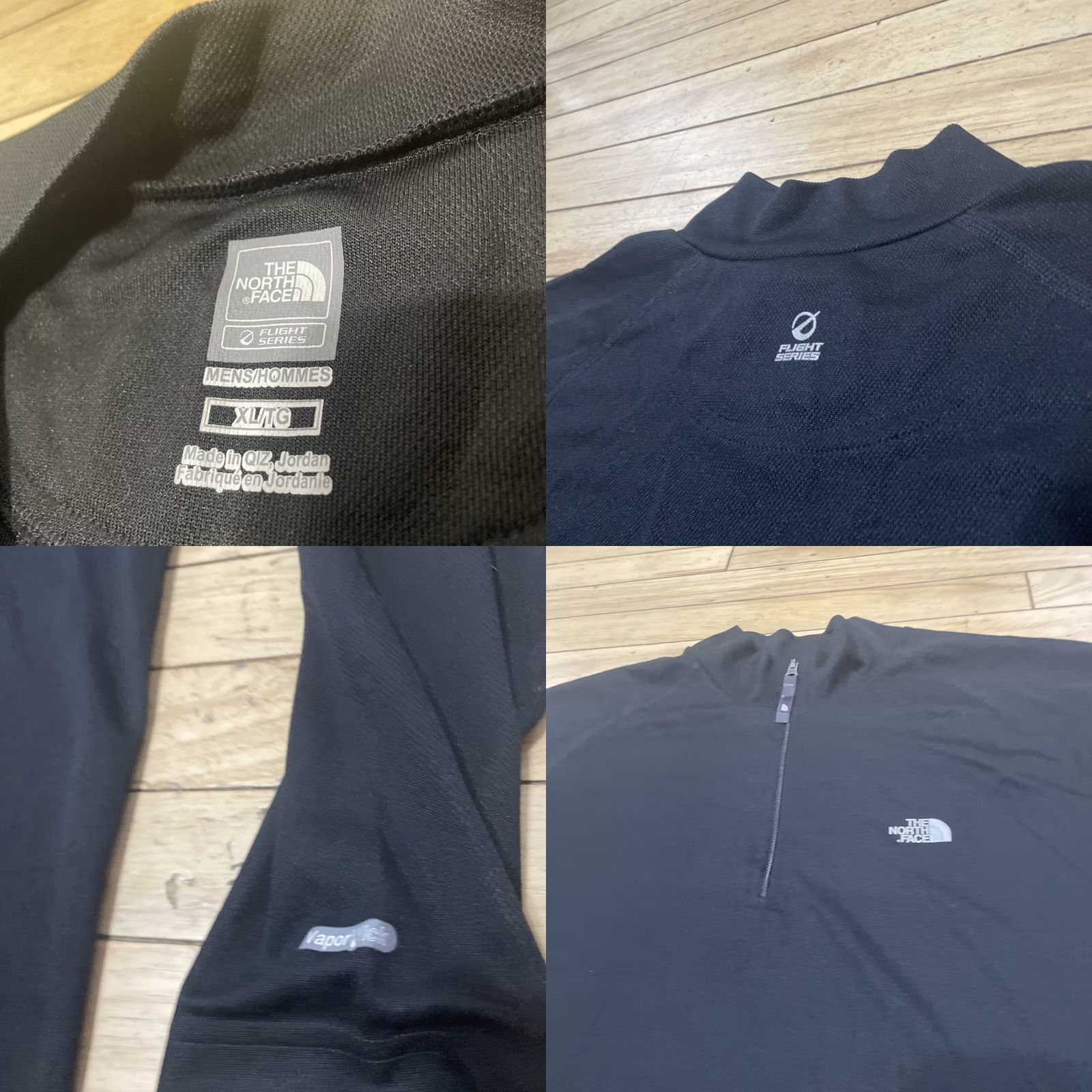 The North Face THE NORTH FACE Flight Series UL Zip Quarter Sweater Men XL Black Vapor Wave XL Size US XL / EU 56 / 4 - 10 Thumbnail