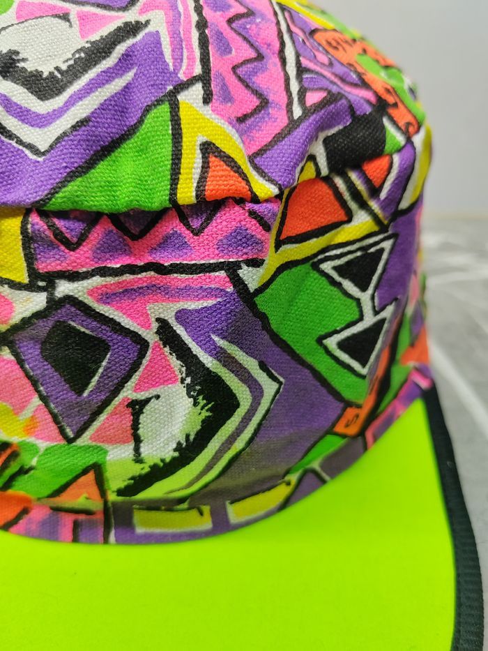 Vintage Vintage Multicolour Hawaii Painter Hat Cap Size ONE SIZE - 3 Thumbnail