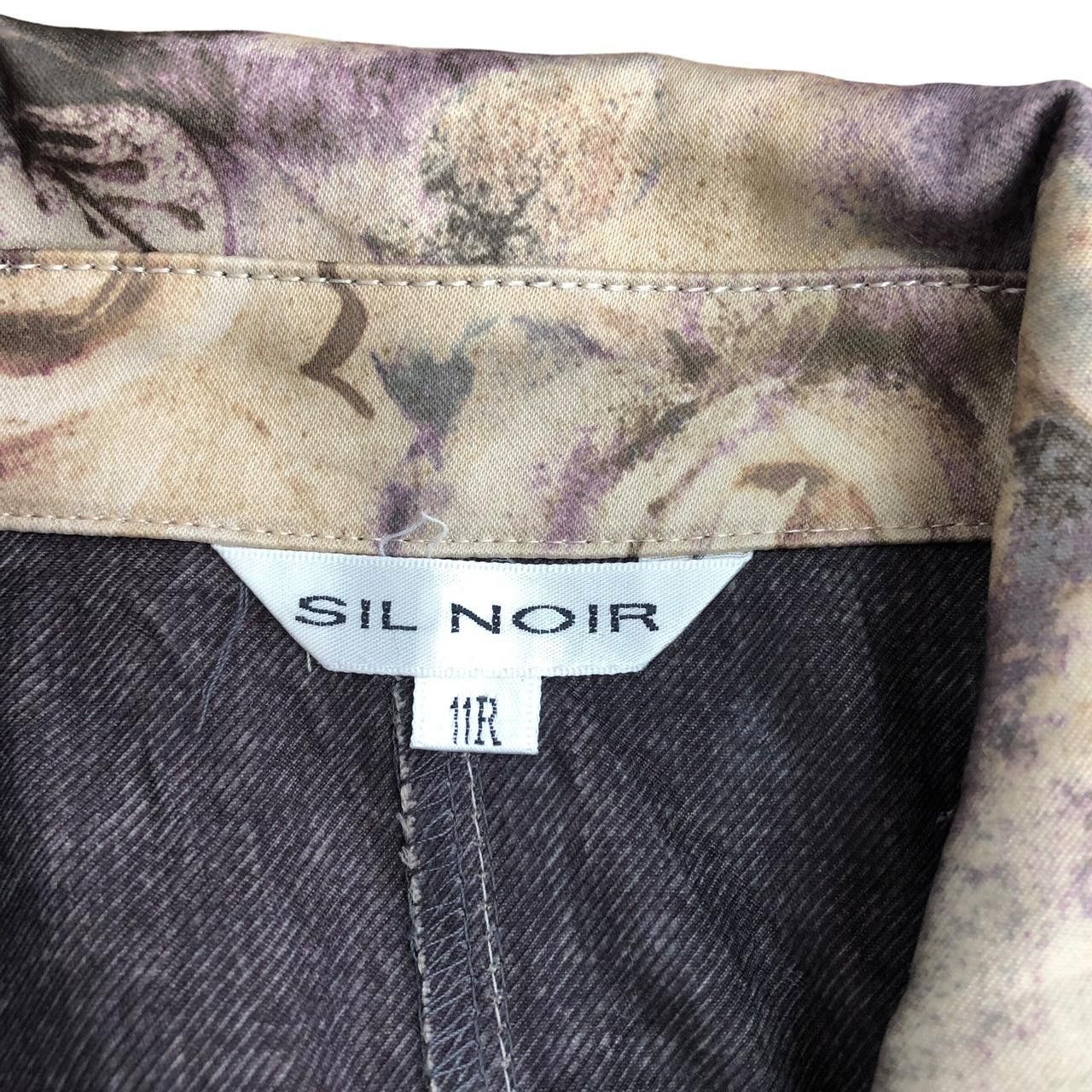 Other Vintage SIL NOIR PARIS Bed Of Roses Floral AOP Jacket Coat Size M / US 6-8 / IT 42-44 - 6 Thumbnail