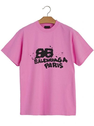 Balenciaga Balenciaga Hand-Drawn BB Icon T-Shirt Size US L / EU 52-54 / 3 - 1 Thumbnail
