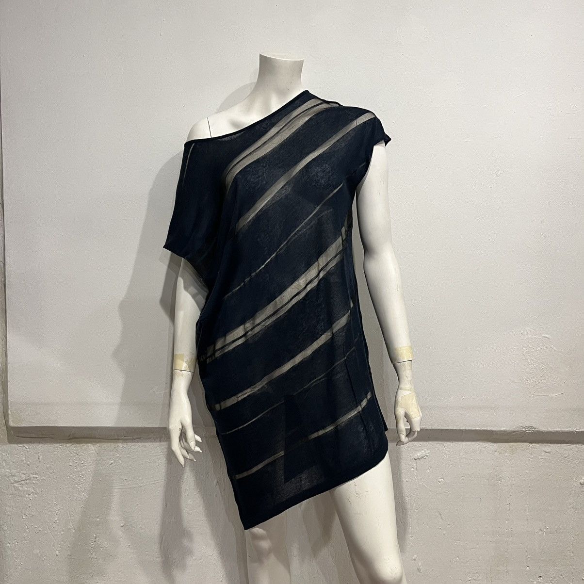 Issey Miyake Issey Miyake Striped See Through Dress Size M / US 6-8 / IT 42-44 - 1 Thumbnail