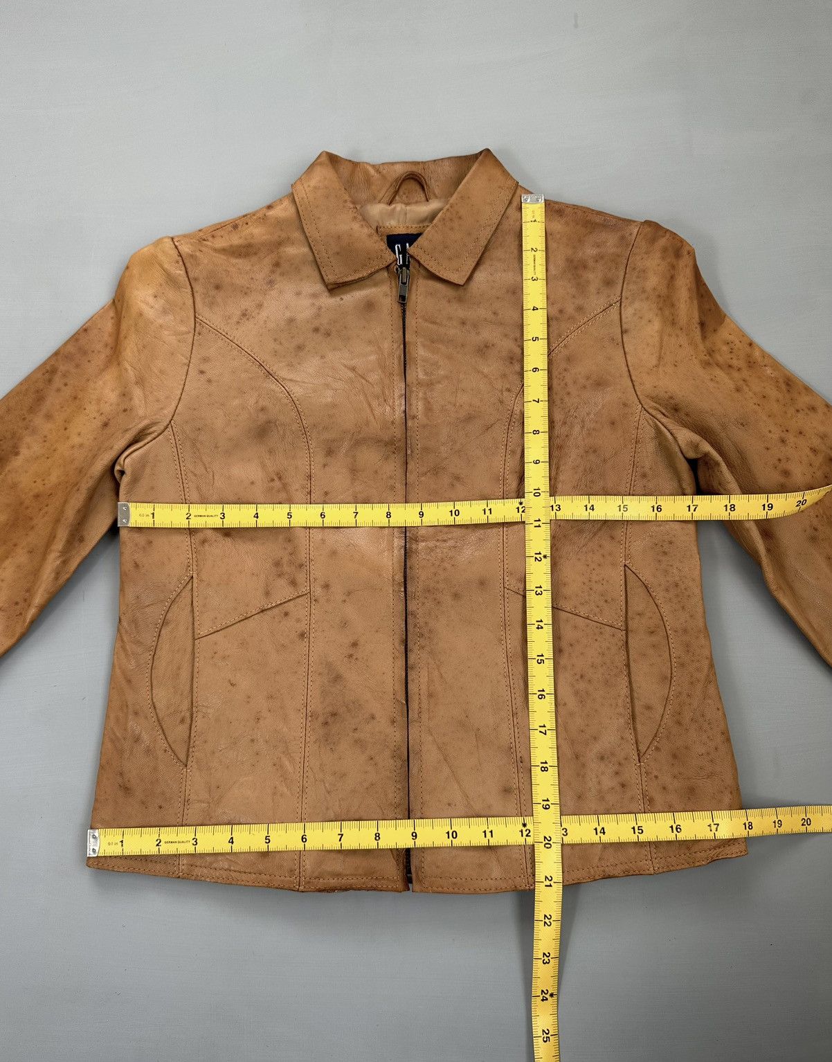 Leather 01 Fall Vintage Gap Leather Jacket Size XS / US 0-2 / IT 36-38 - 11 Thumbnail