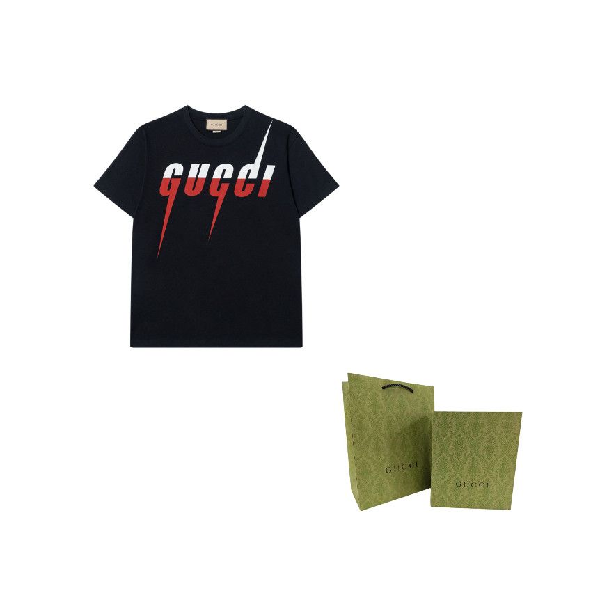 Gucci Gucci Blade Logo T-Shirt Size L Size US L / EU 52-54 / 3 - 1 Thumbnail