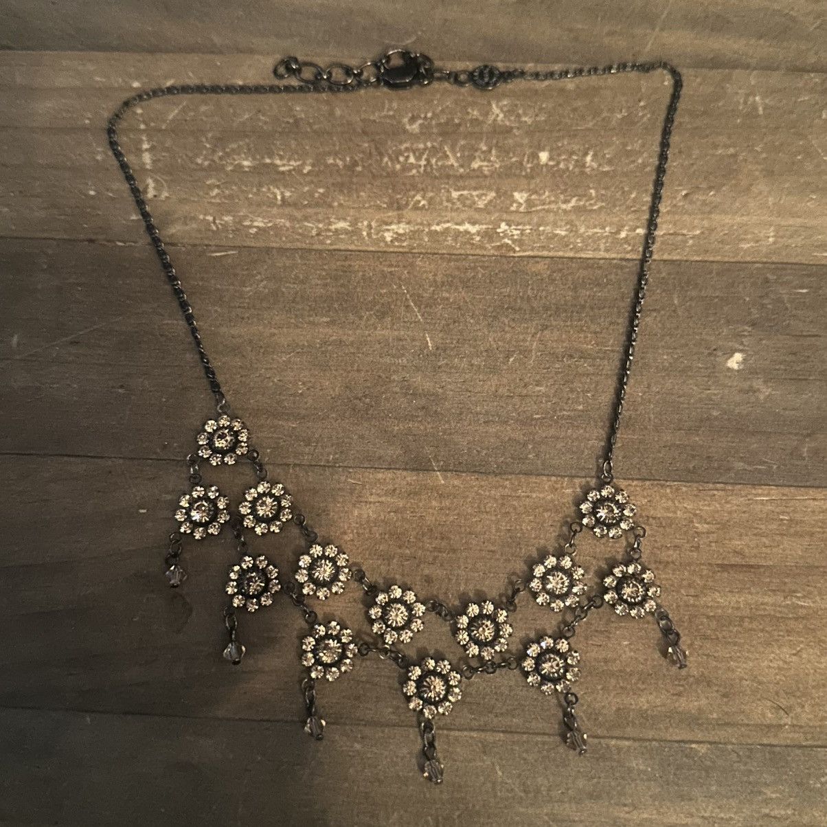 Other Bellagio Crystals cascading crystal flowers necklace Size ONE SIZE - 2 Thumbnail