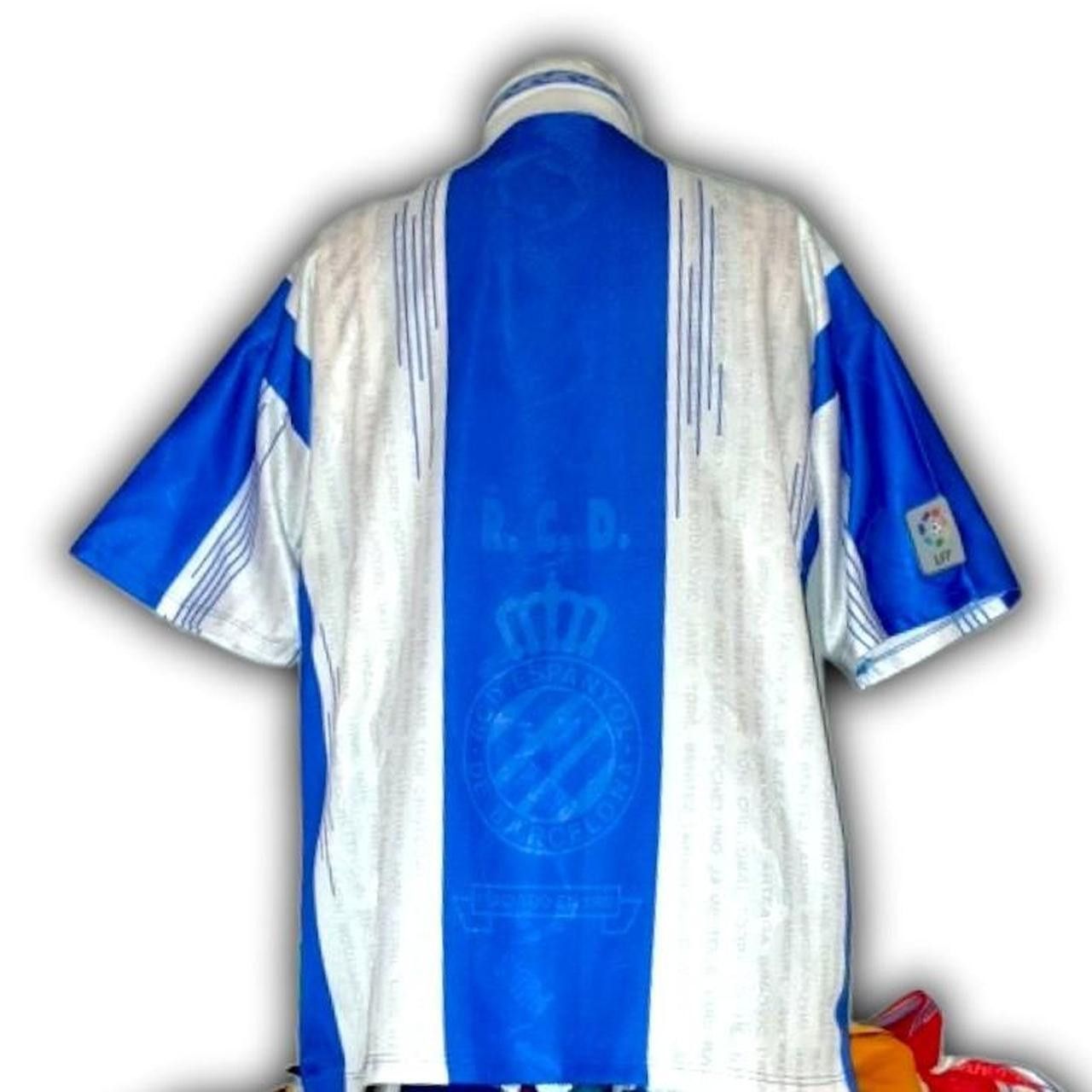 Puma RCD Espanyol Español Spain 1995 1996 Home Shirt Jersey Size US XL / EU 56 / 4 - 2 Thumbnail