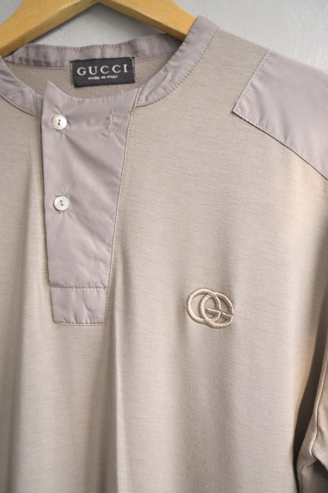 Gucci Gucci by Tom Ford 90s logo embroidery button up long sleeve Size US M / EU 48-50 / 2 - 6 Thumbnail