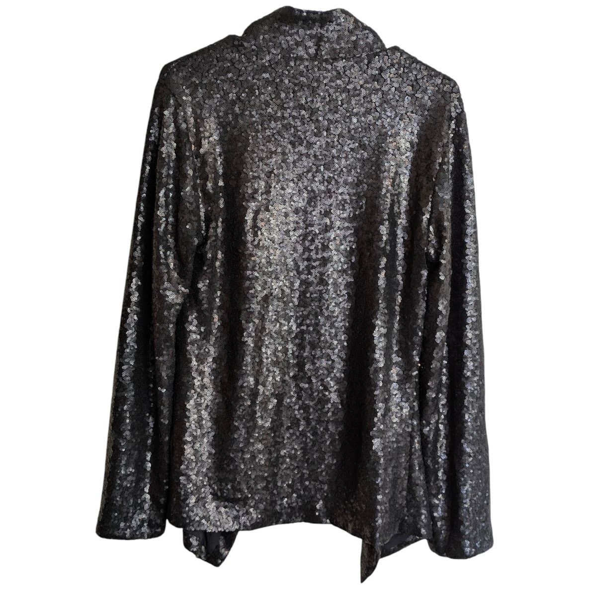 Ralph Lauren CRUEL DENIM Black Sequin Sweater Jacket Blazer Cardigan M Size M / US 6-8 / IT 42-44 - 2 Thumbnail