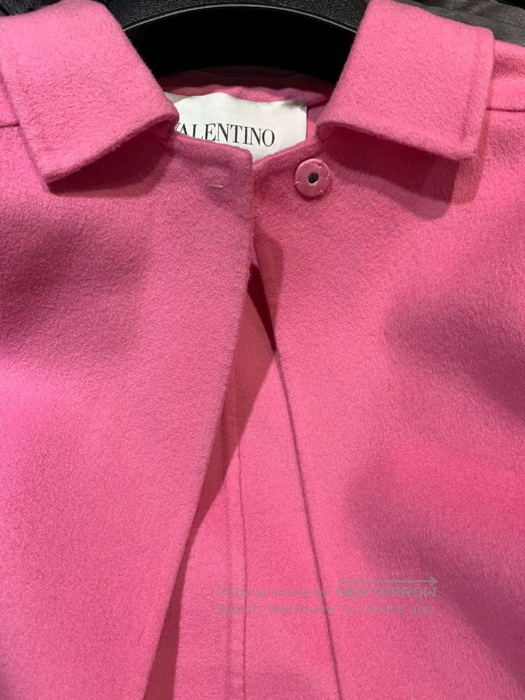 Valentino Valentino Pink Wool Cape. Size US M / EU 48-50 / 2 - 2 Thumbnail