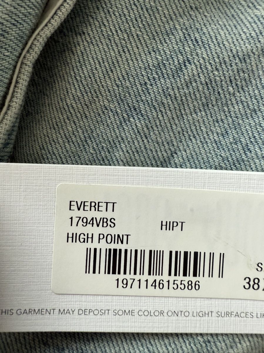 AG Adriano Goldschmied AG Everett Slim Straight Leg Jeans Size US 38 / EU 54 - 4 Thumbnail