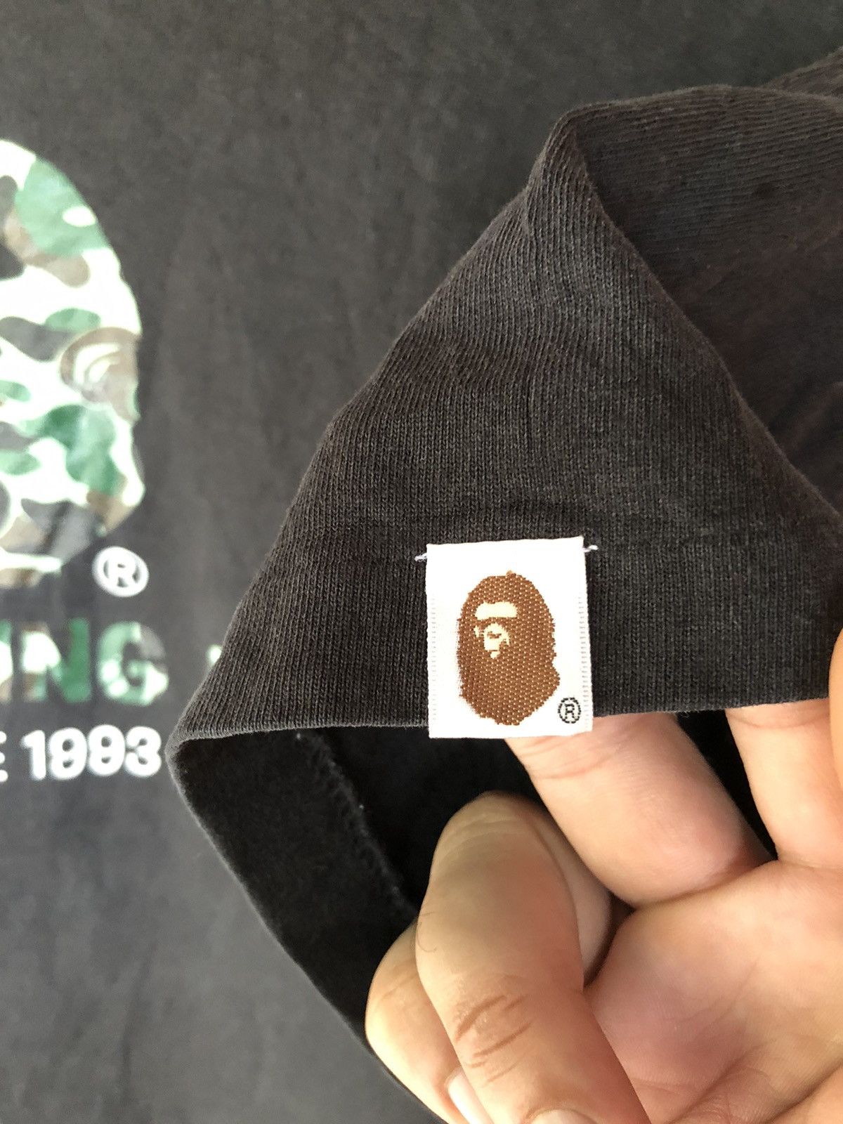 Bape Vintage A Bathing Ape Single Stich Shirt Tee Rare Size US L / EU 52-54 / 3 - 6 Thumbnail