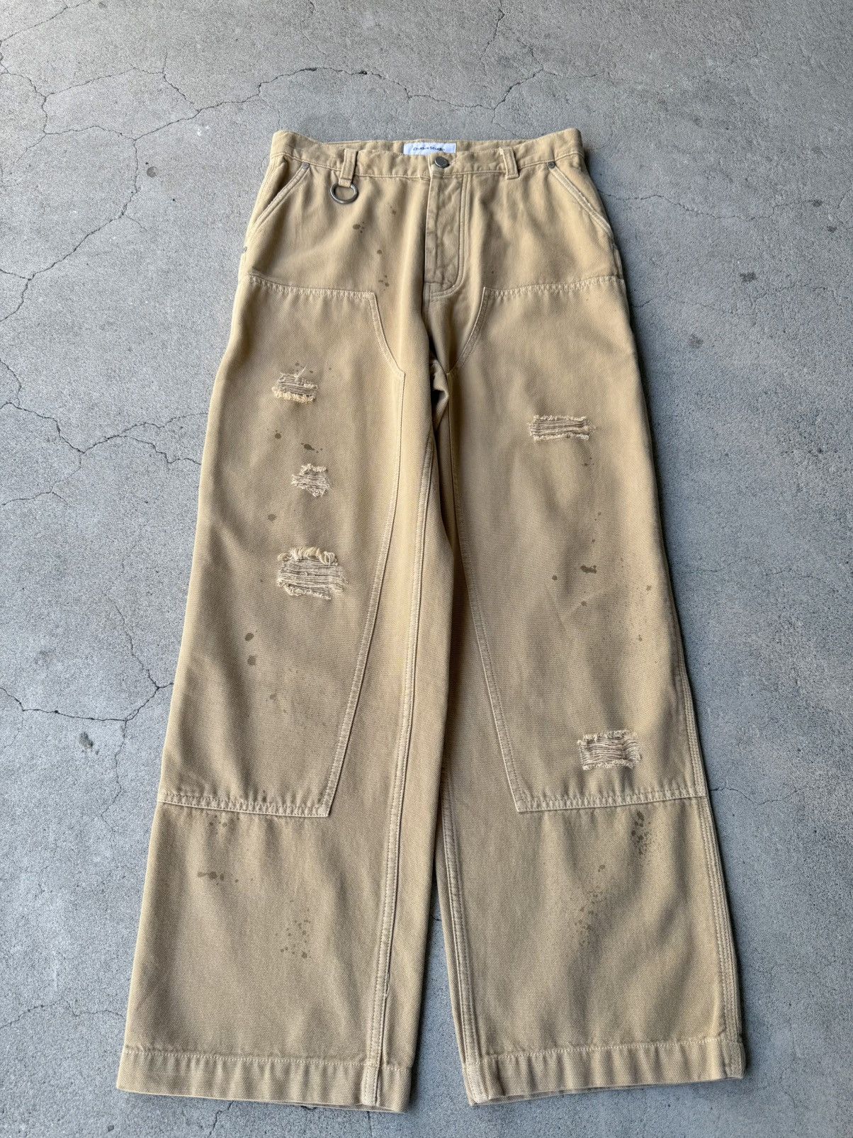 Etudes Etudes Studio 25SS Distressed Loose Carpenter Pants Size US 30 / EU 46 - 1 Thumbnail
