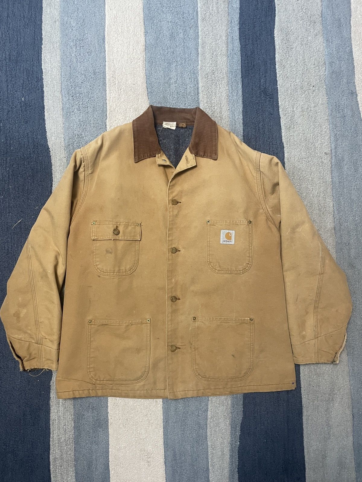 Carhartt Carhartt Vintage Chore Coat Size US XL / EU 56 / 4 - 1 Thumbnail