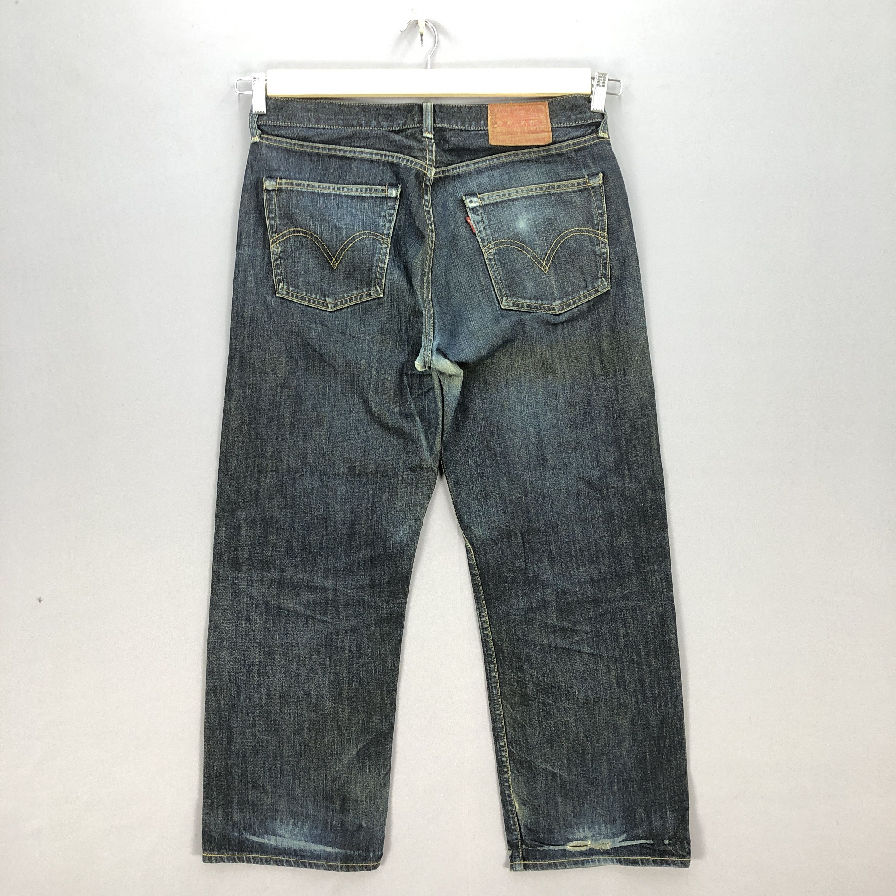 Levi's Vintage Levis 503 Distressed Jeans Levi's Stonewash Denim Size US 32 / EU 48 - 2 Thumbnail