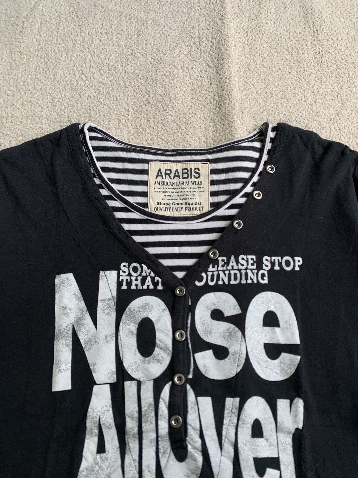 Hysteric Glamour × If Six Was Nine × Japanese Brand Arabis double layer Immortal poem Long sleeve Size US L / EU 52-54 / 3 - 3 Thumbnail