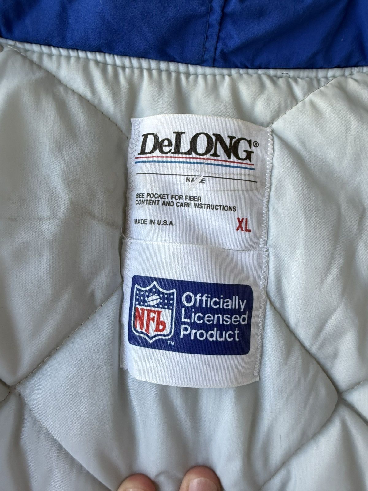 NFL Vintage New York Giants Jacket Size US XL / EU 56 / 4 - 6 Thumbnail