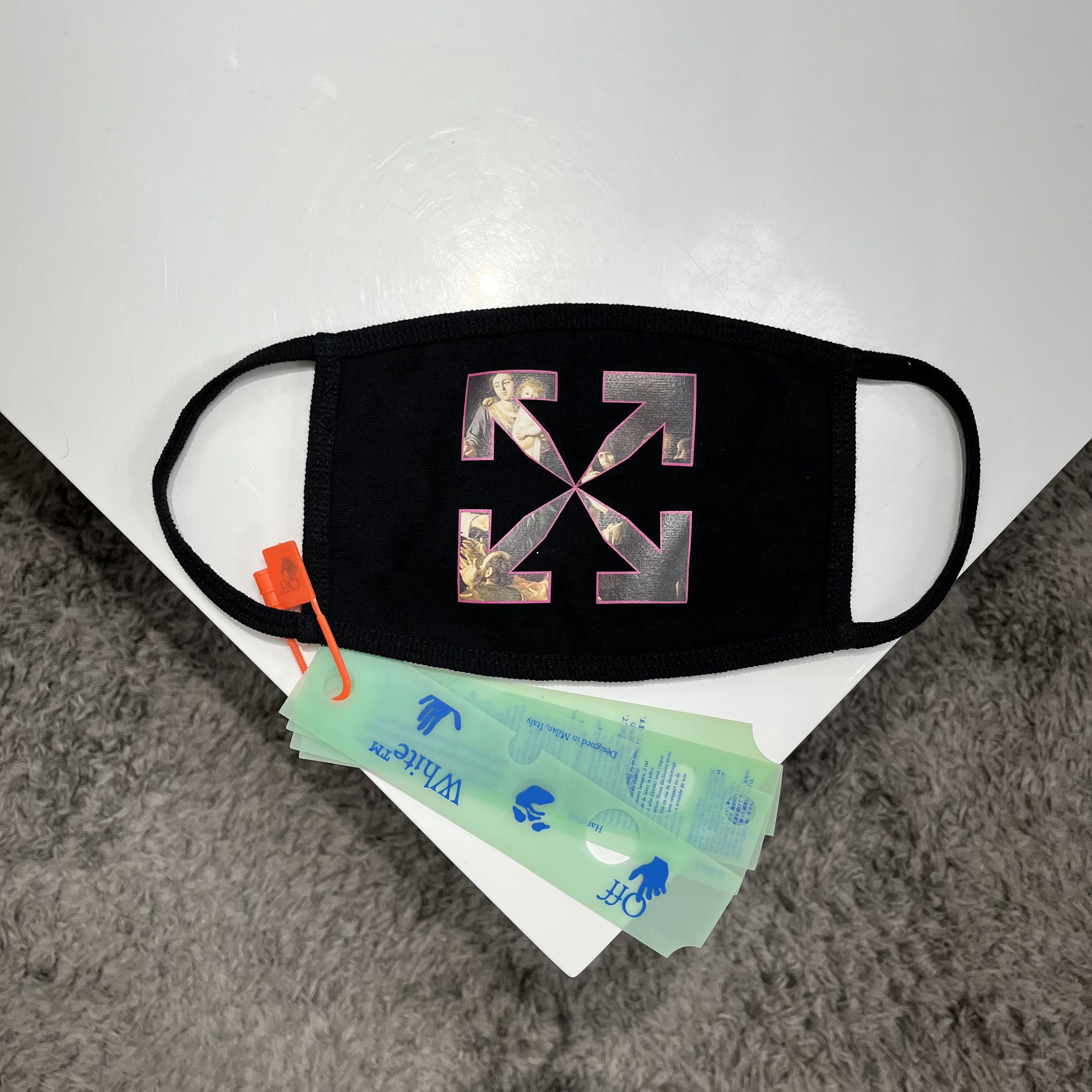 Off-White Off-White Face Mask Black Size ONE SIZE - 1 Thumbnail