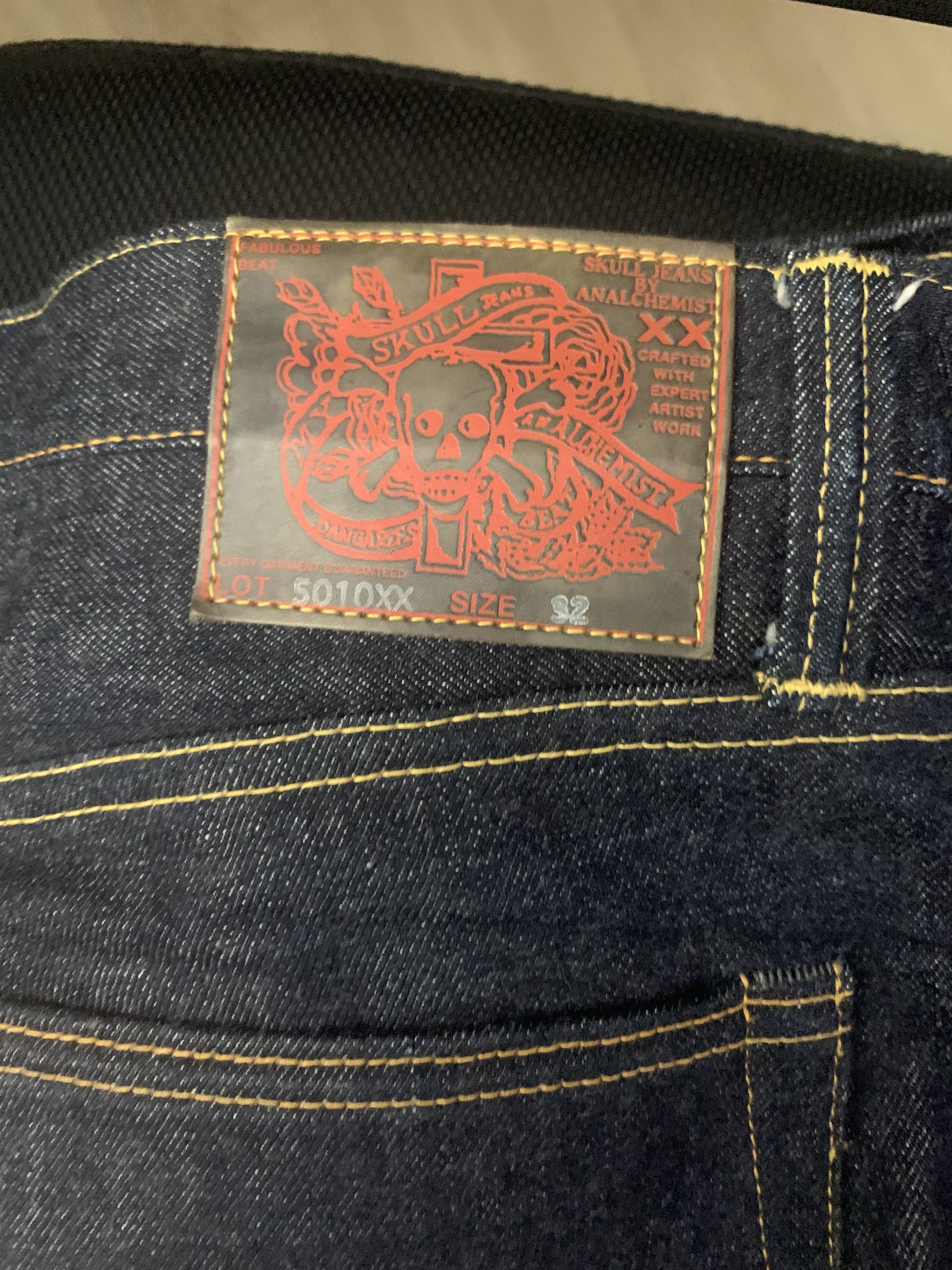 Skull Jeans by an Alchemist 5010XX Size US 32 / EU 48 - 2 Thumbnail