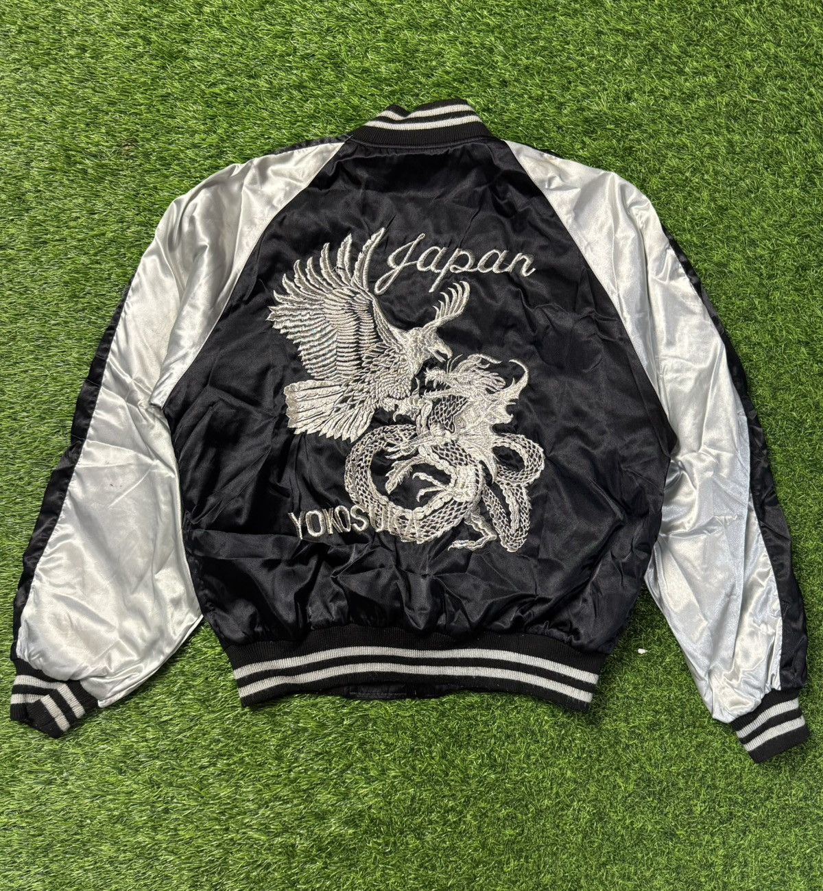 Japanese Brand yokosuka japan - embroided eagle dragon jacket Size US M / EU 48-50 / 2 - 2 Thumbnail