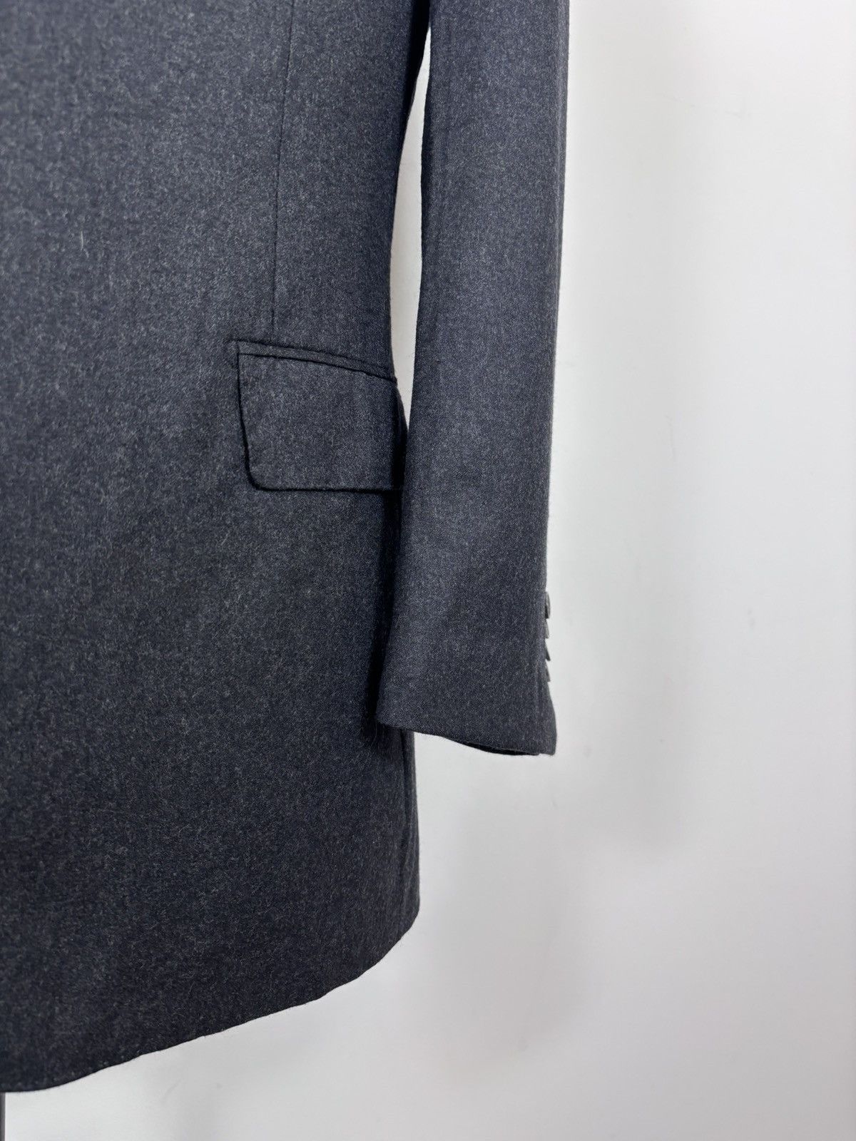 Suitsupply Suitsupply Men’s Charcoal Gray Wool Blazer Jacket 2-Buttons Size 42R - 7 Thumbnail