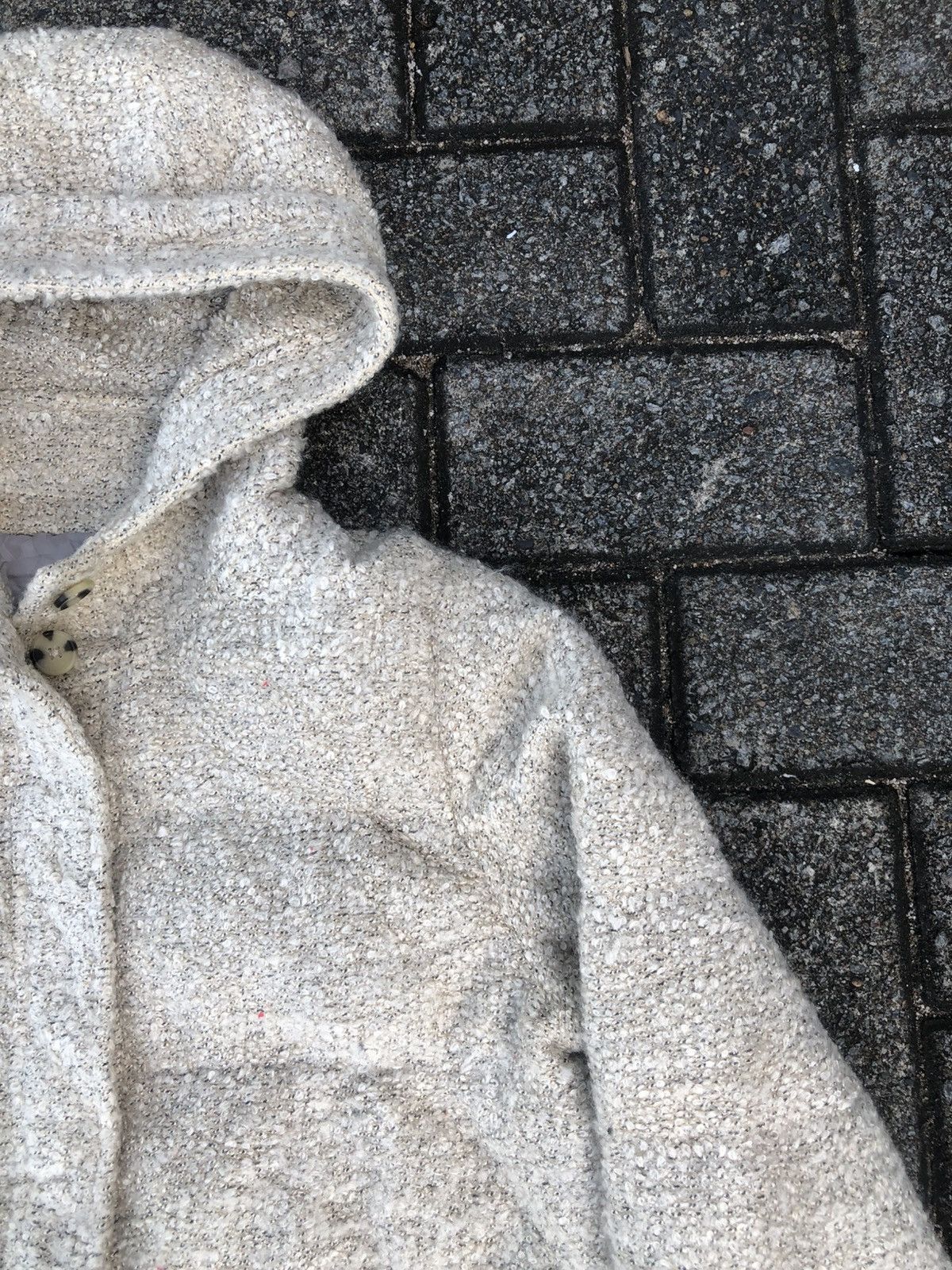 If Six Was Nine Japanese White Faux-Fur Maison Margiela Style Bomber Jacket Size US L / EU 52-54 / 3 - 2 Thumbnail