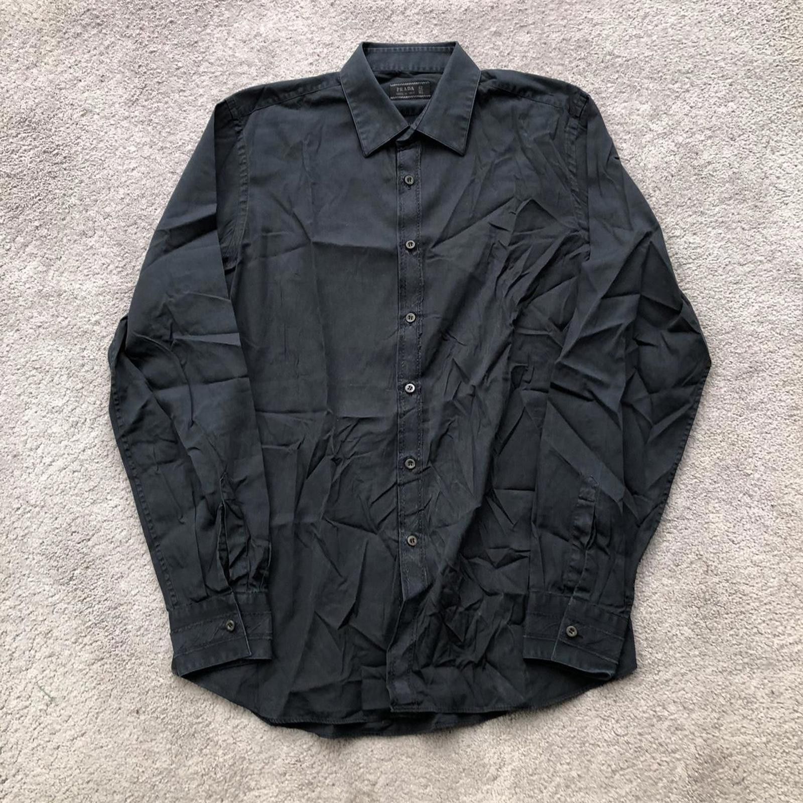 Prada Prada Pronounced Stitching Button Up Shirt Size US L / EU 52-54 / 3 - 1 Thumbnail